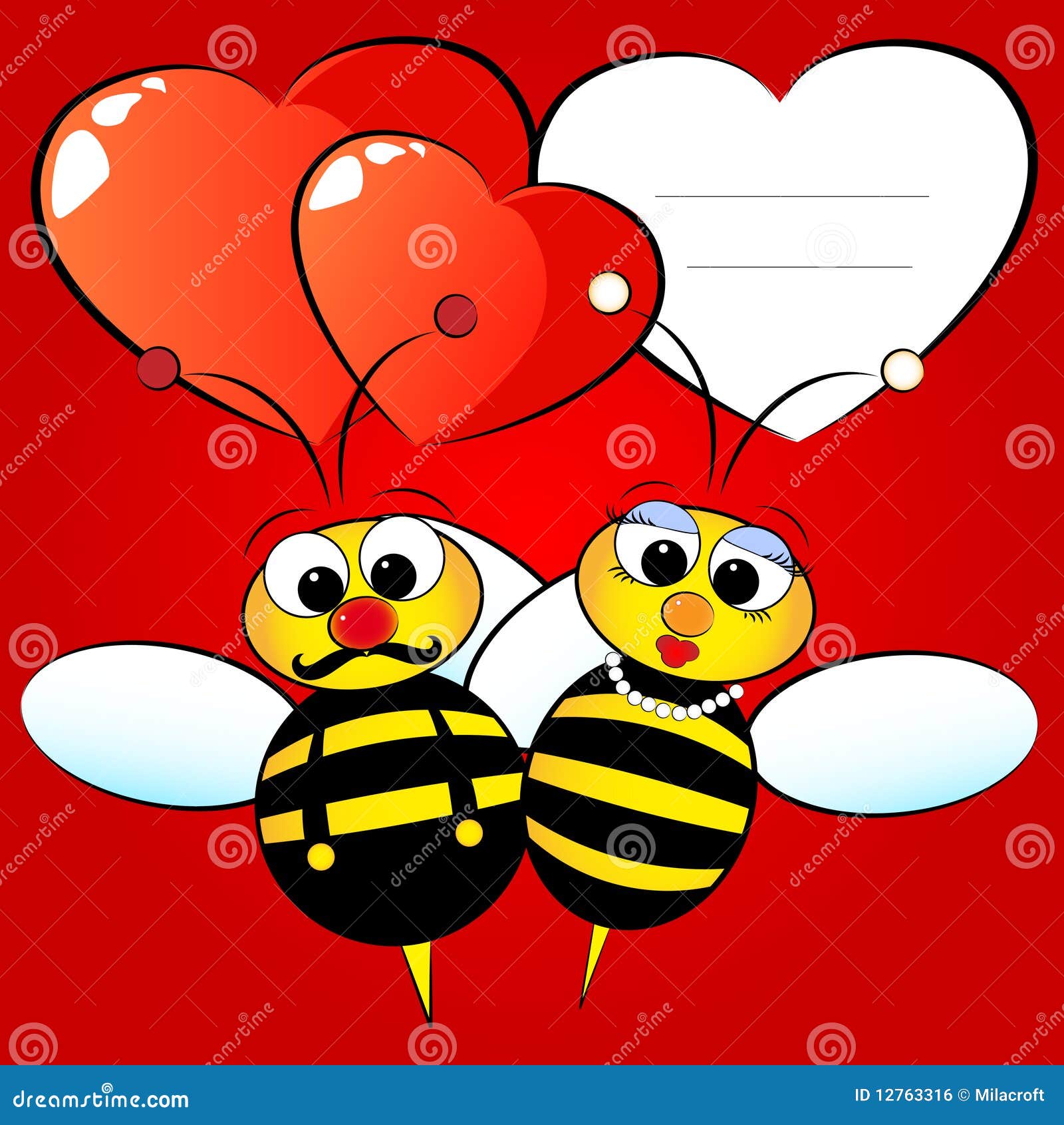 bee valentine clip art - photo #24