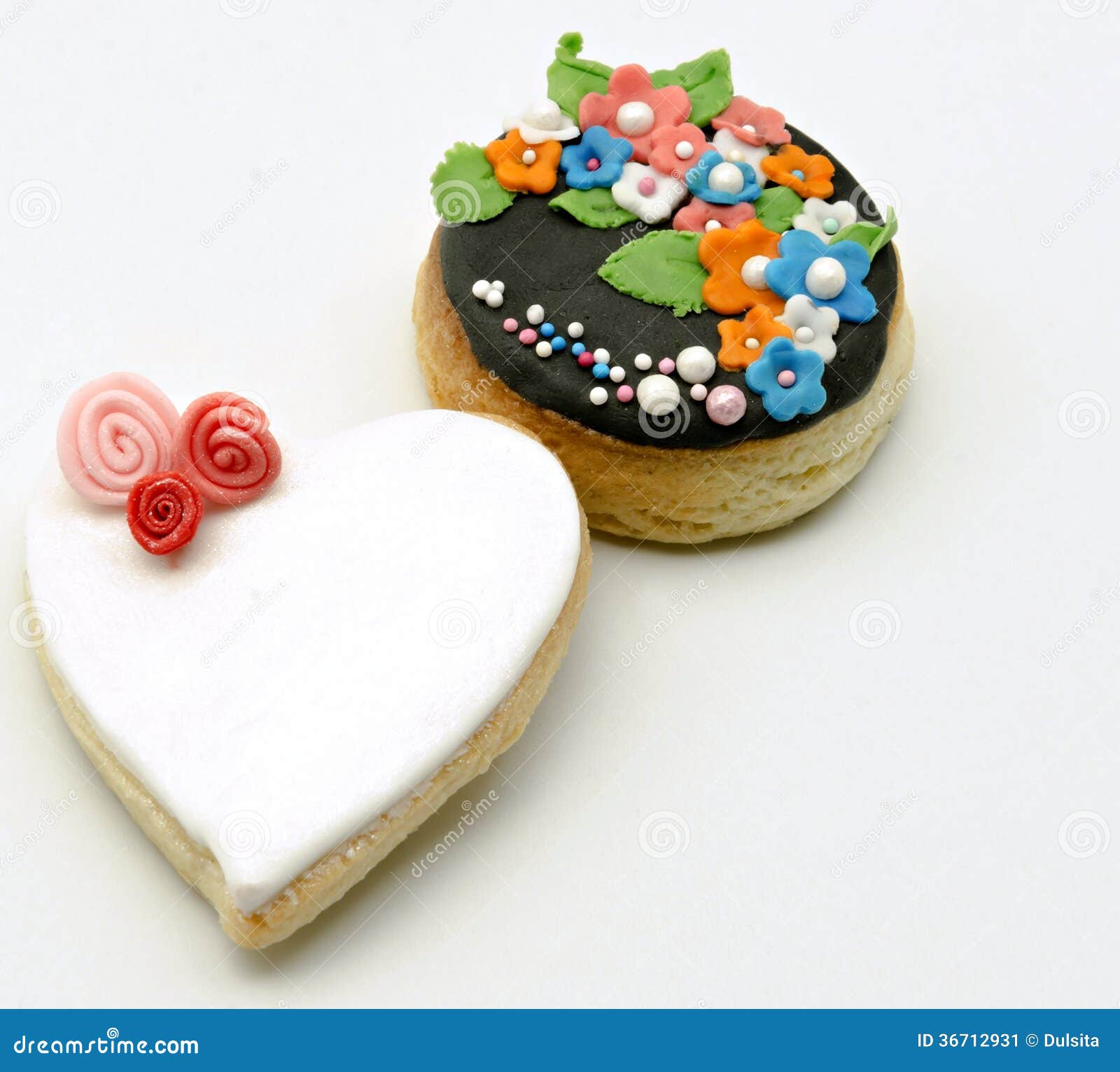 Valentine cookies stock image. Image of birthday, love - 36712931