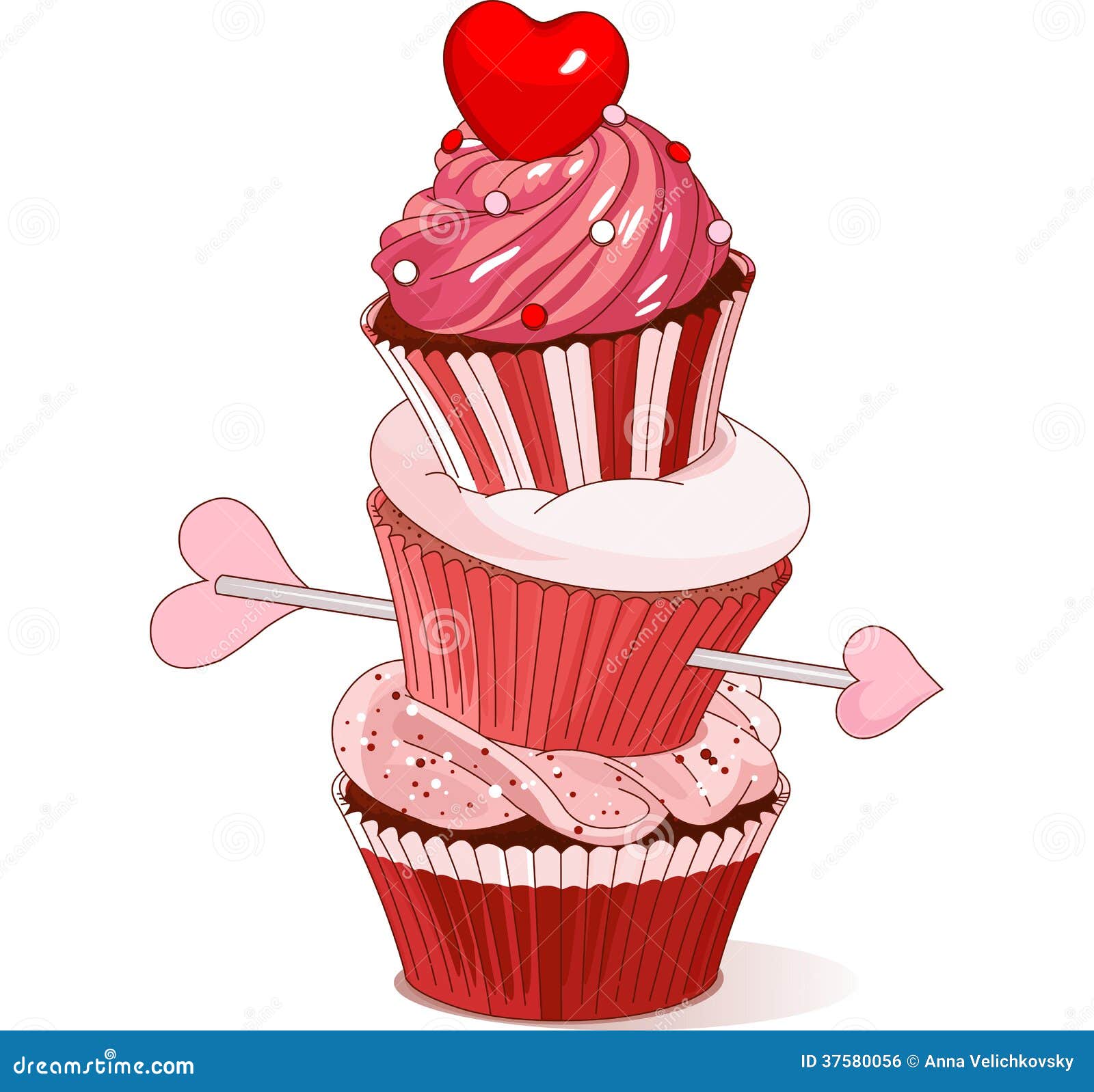 valentine cupcakes