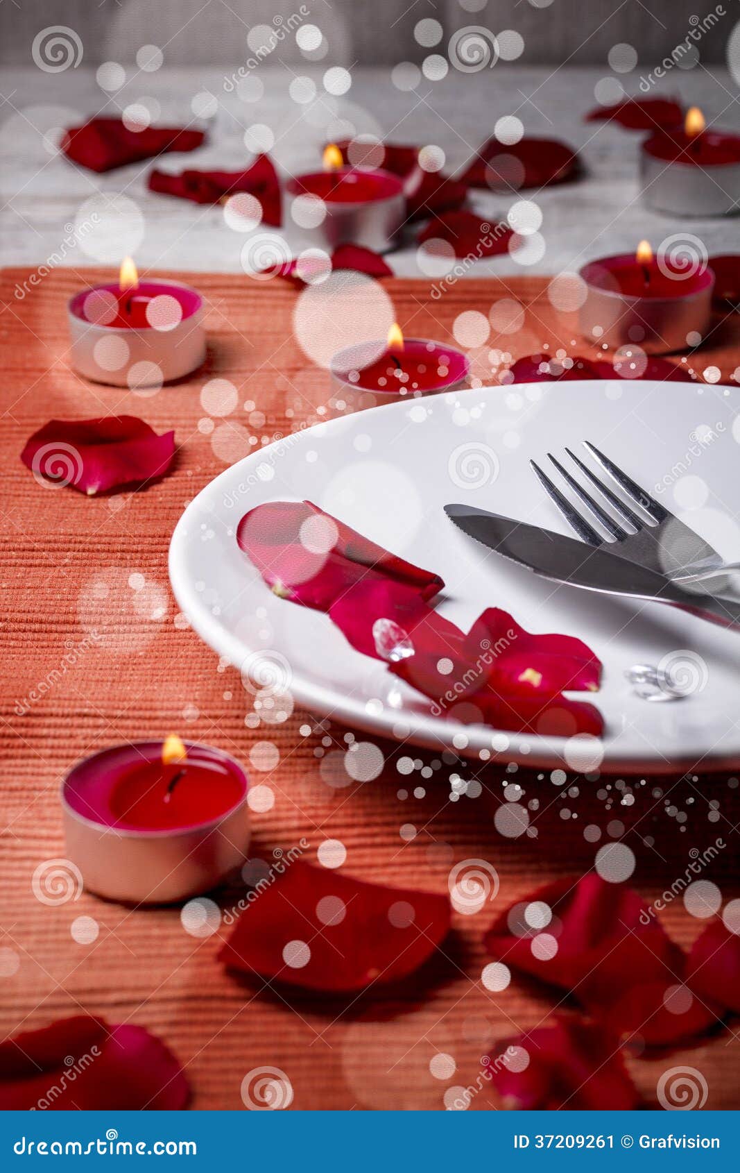 Valentine day dinner stock image. Image of date, plate 37209261