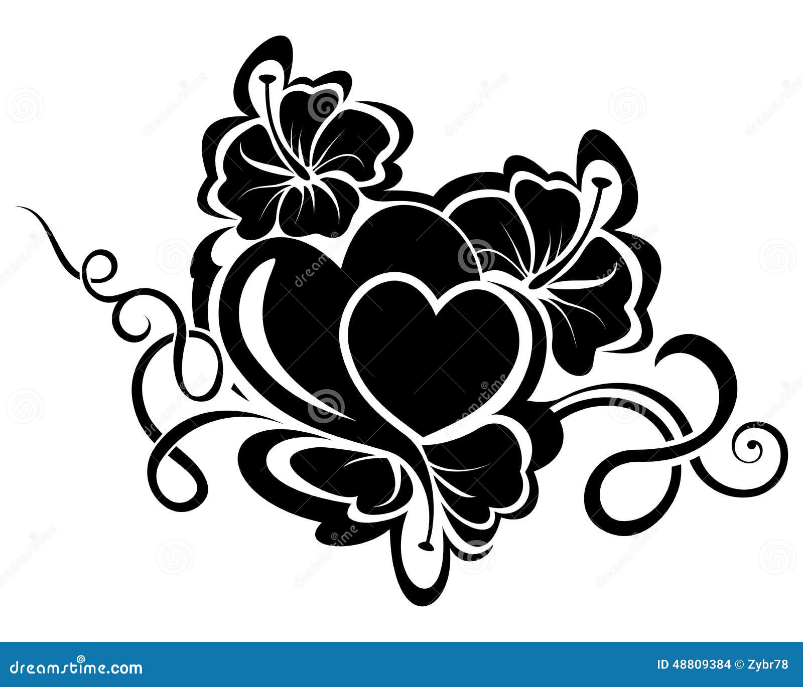 Valentine Day Floral Design Element Stock Vector Illustration of