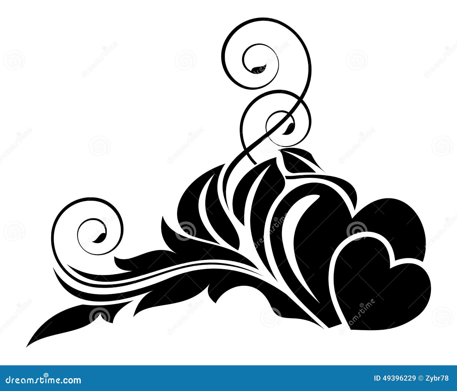 Valentine Day Floral Design Element Stock Vector Illustration of