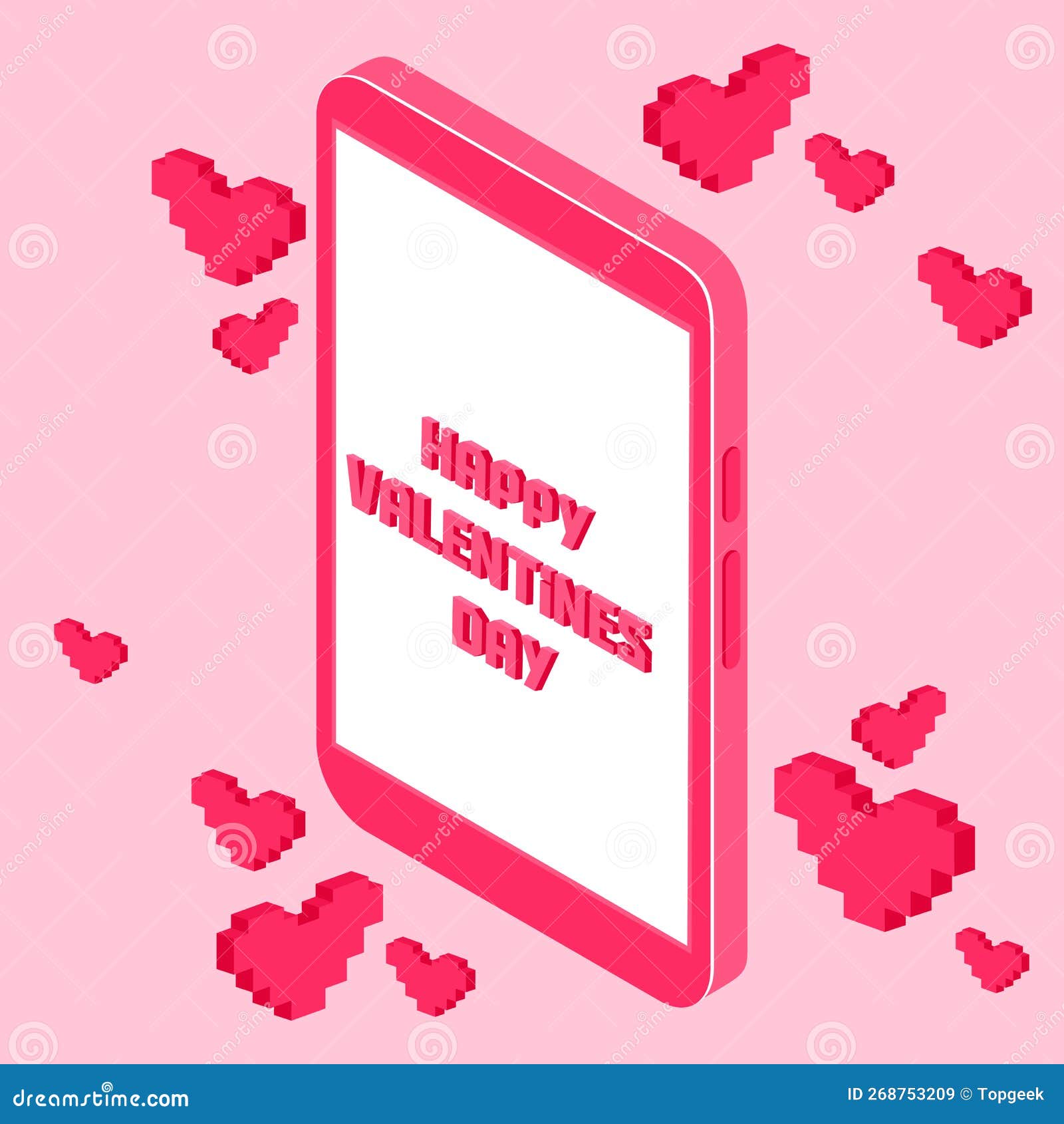 Valentine Day Pixel Concept 3d Regali Per Fidanzato E Moglie E Marito  Illustrazione Vettoriale - Illustrazione di bandiera, felicità: 268753209