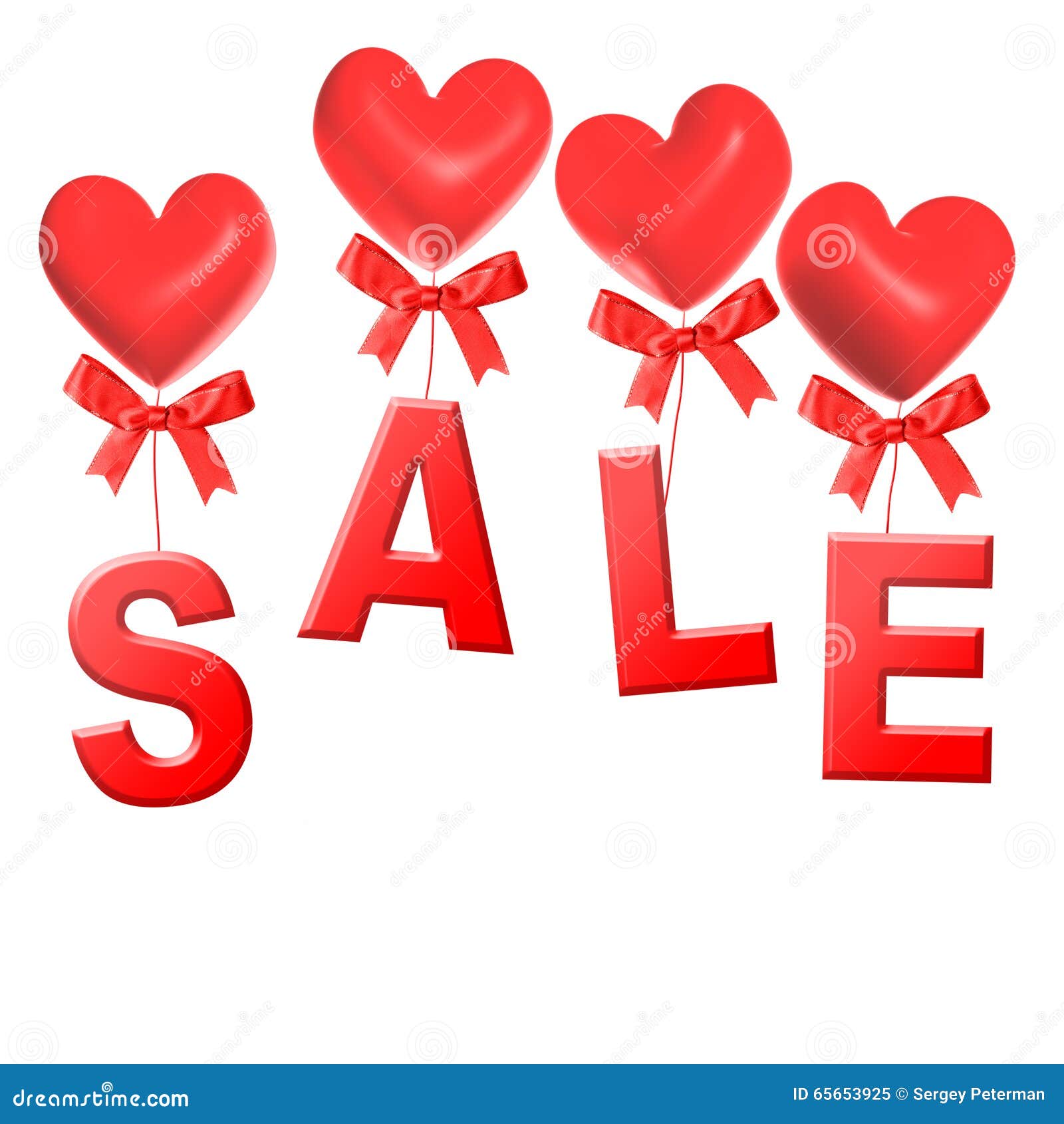Valentine Day Sale illustrazione di stock. Illustrazione di mezzaria ...