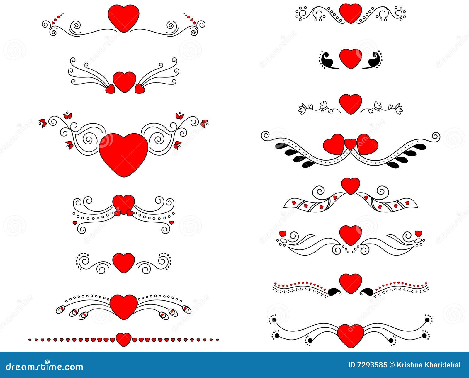 100,000 Red heart Vector Images