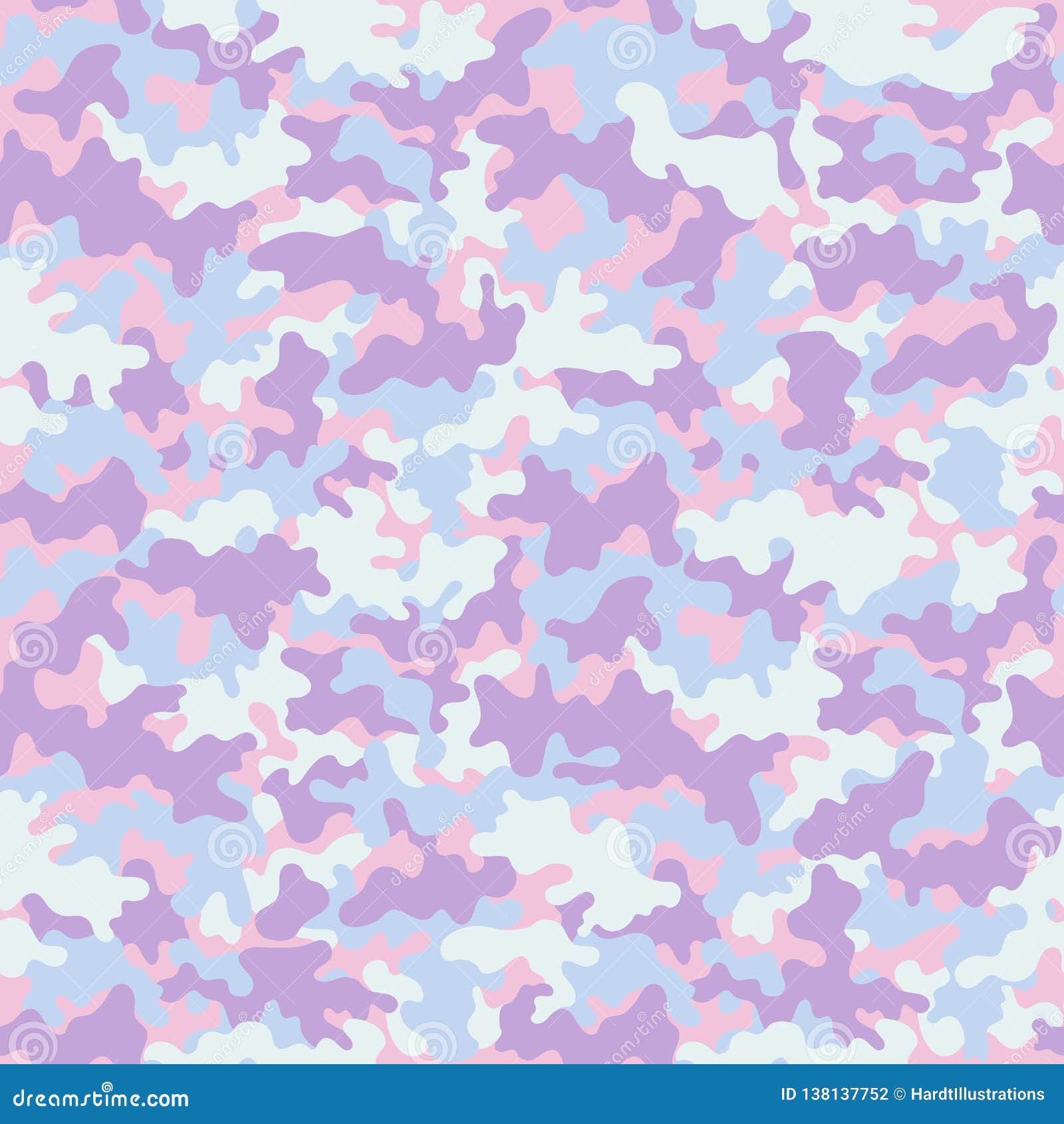 Pastel Camouflage Seamless Pattern Stock Vector - Illustration of navy