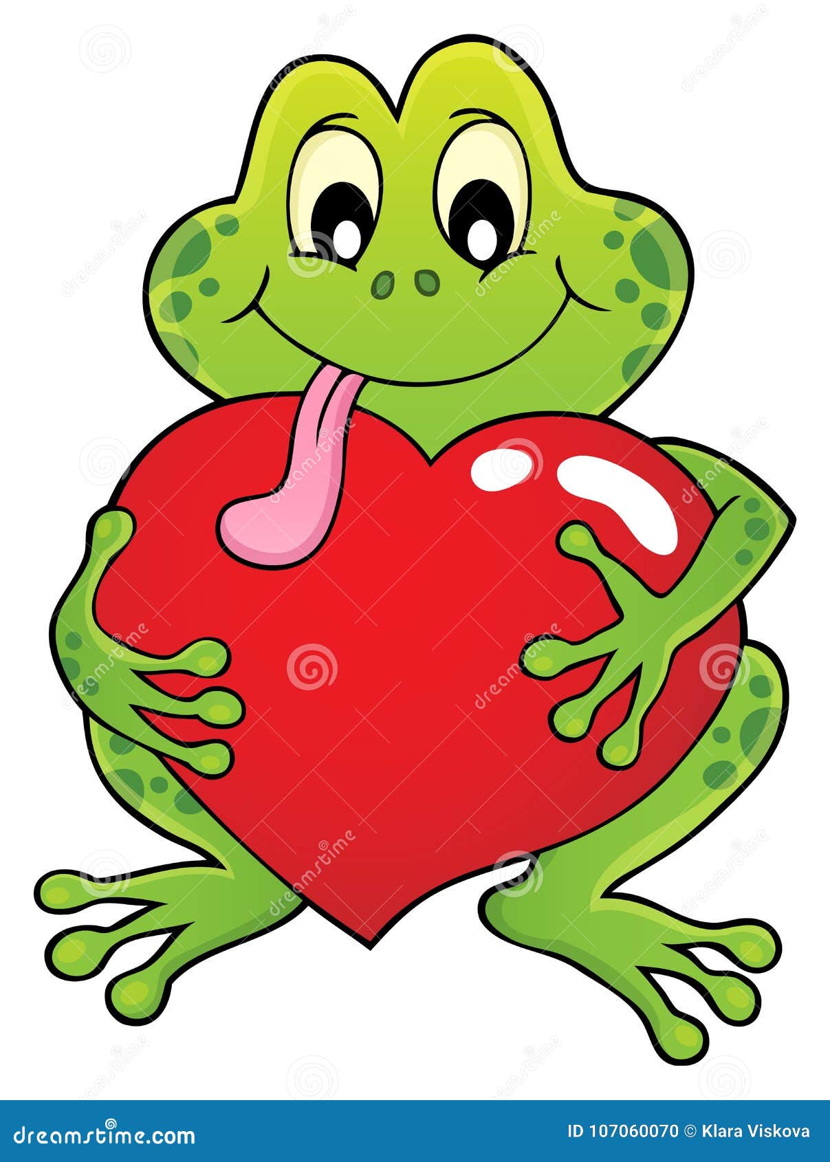 Valentine Frog Theme Image 1 Stock Vector - Illustration of frog