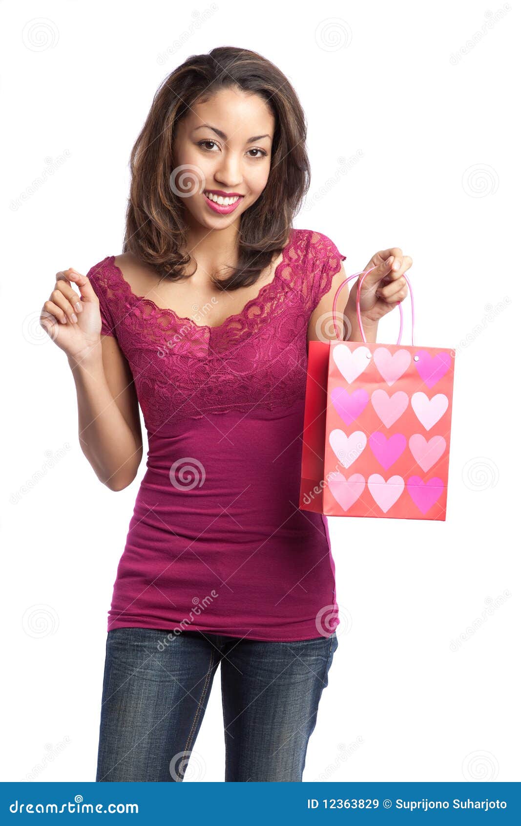 Valentine girl stock image. Image of celebrate, celebration 12363829