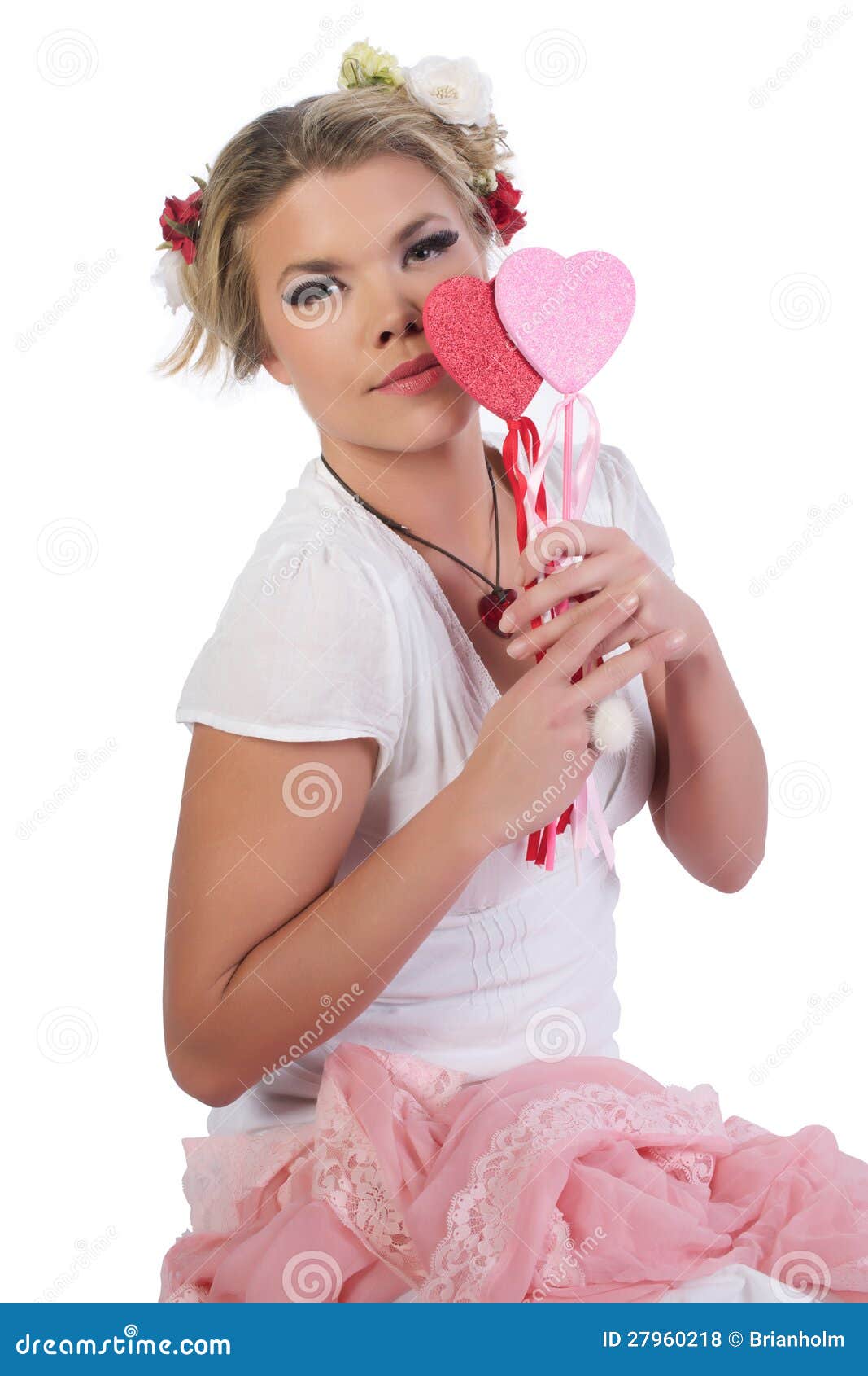 Valentine girl stock photo. Image of marriage, graphics 27960218