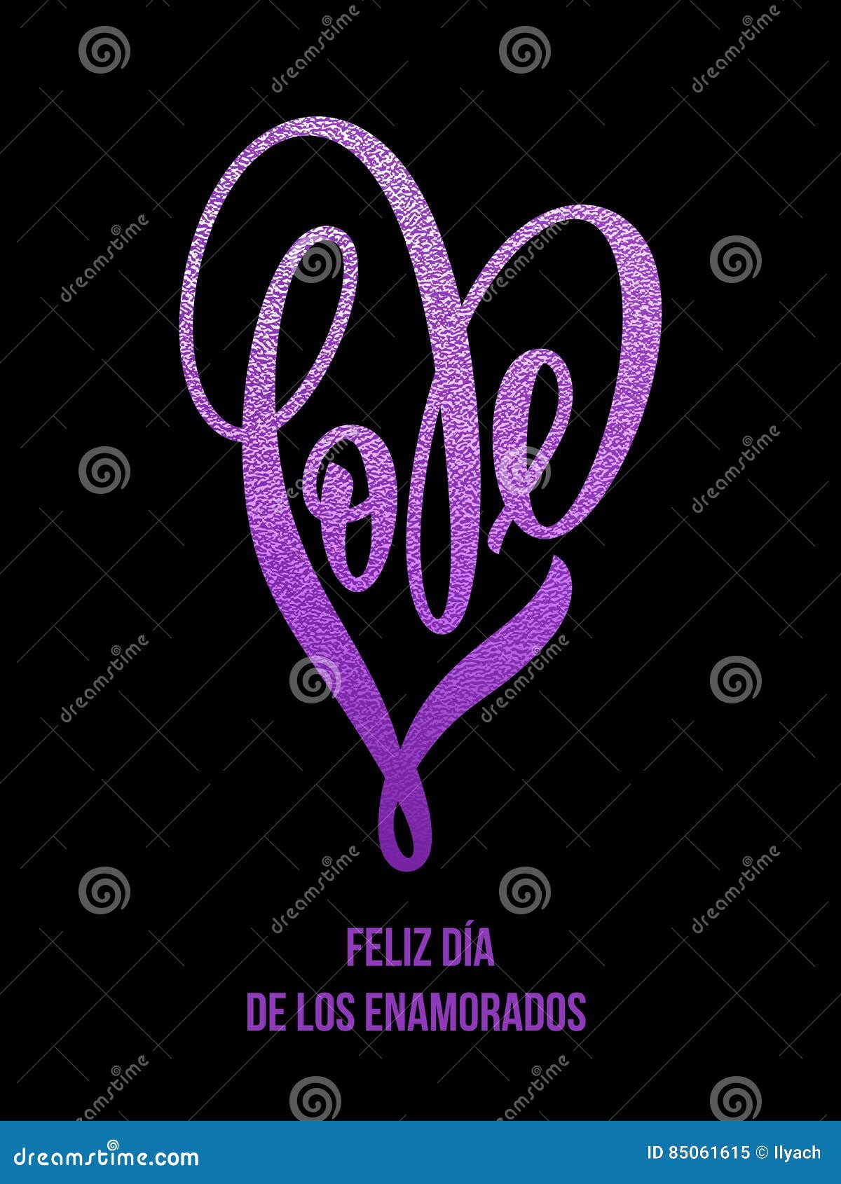 FELIZ DIA DE LOS ENAMORADOS HANDMADE SPANISH GREETING CARD-VALENTINE'S DAY
