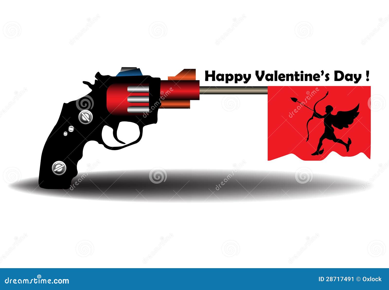 Valentine Gun Stock Image Image 28717491