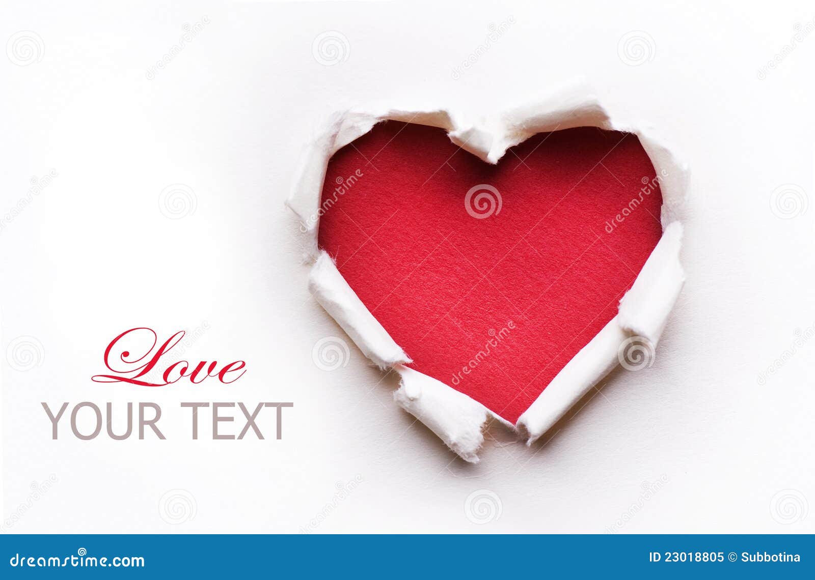 valentine heart card 