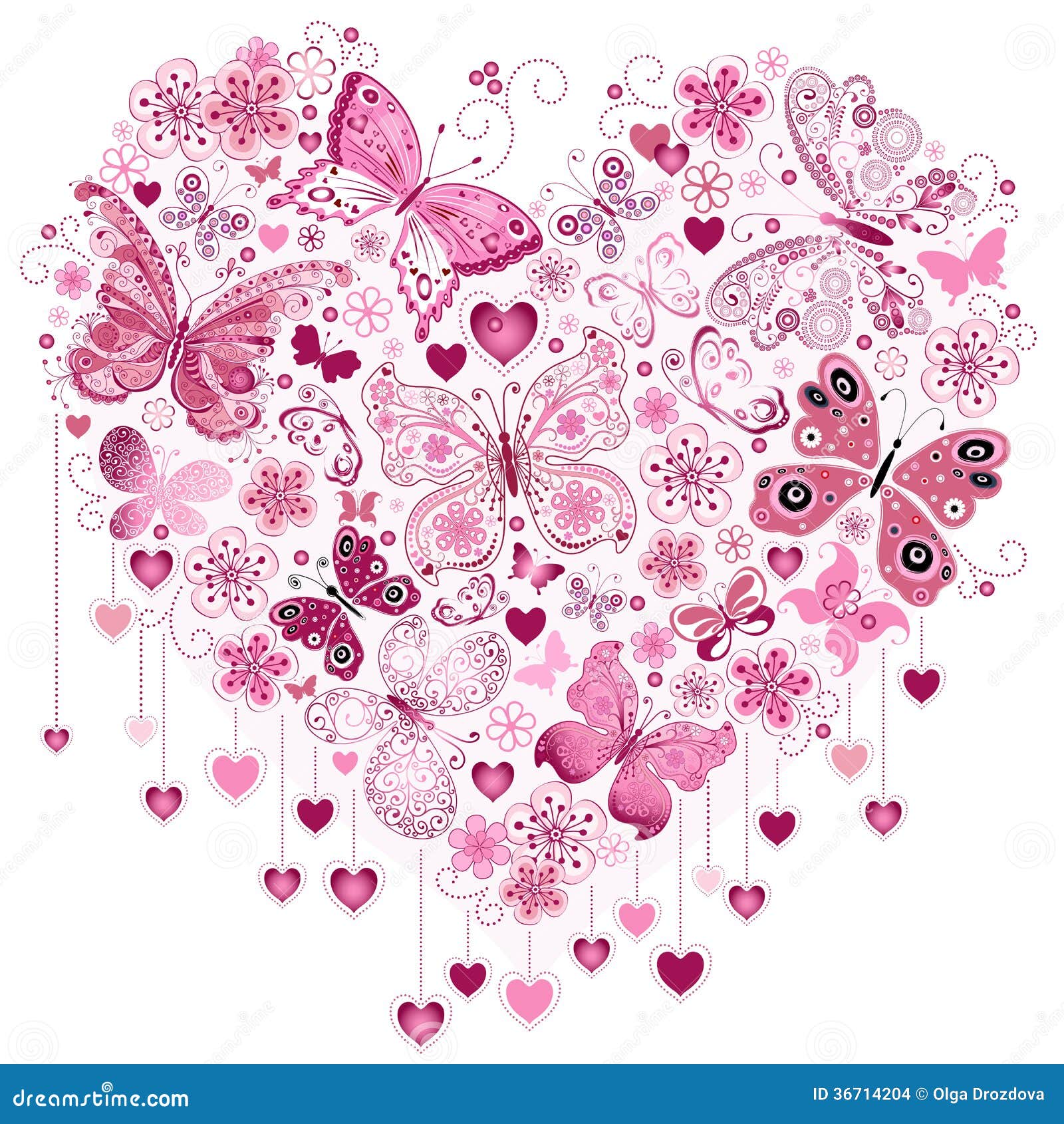 valentine pink big heart