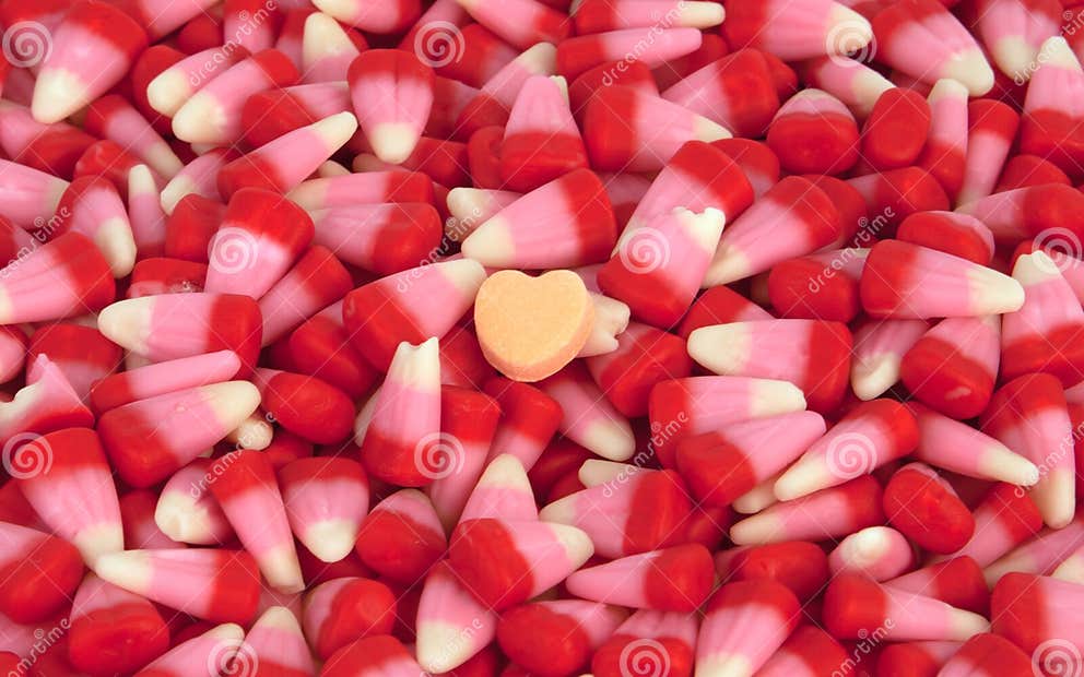 Valentine s Candy stock photo. Image of corn, white, candy - 36556432