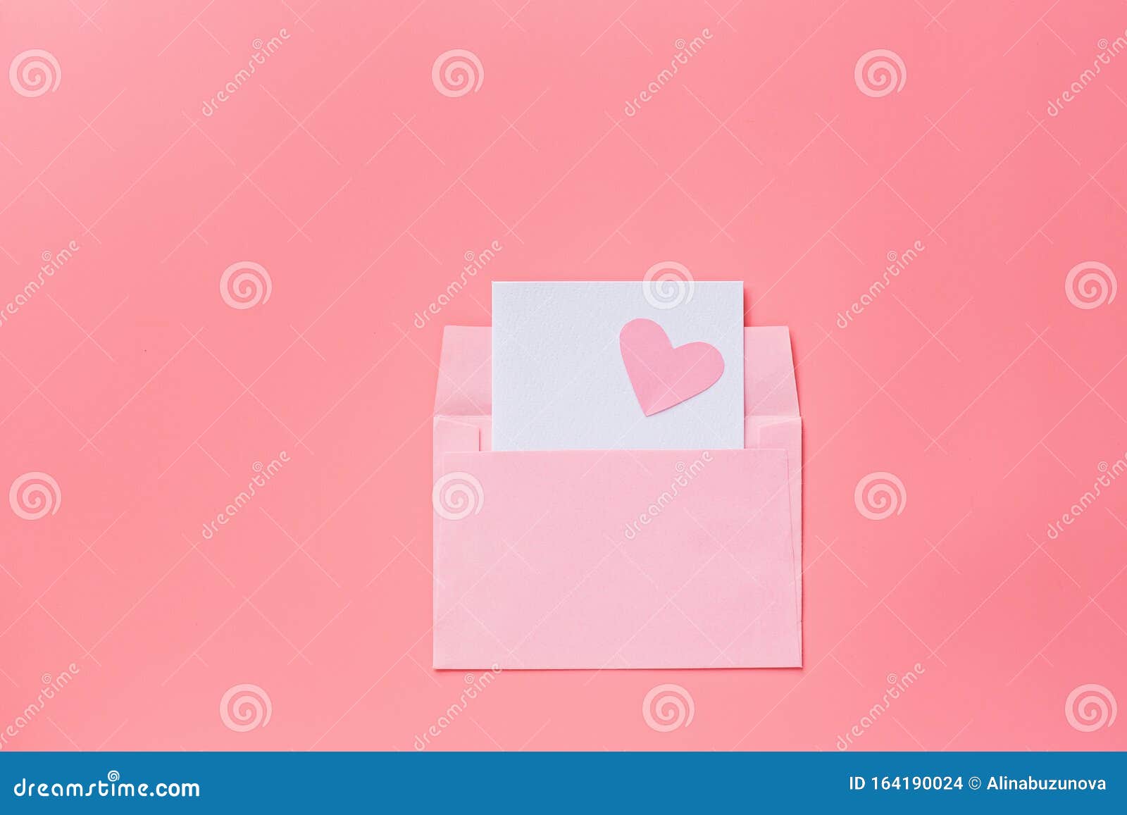Download Valentine S Day Background. Greeting Card With Pink Hearth ...