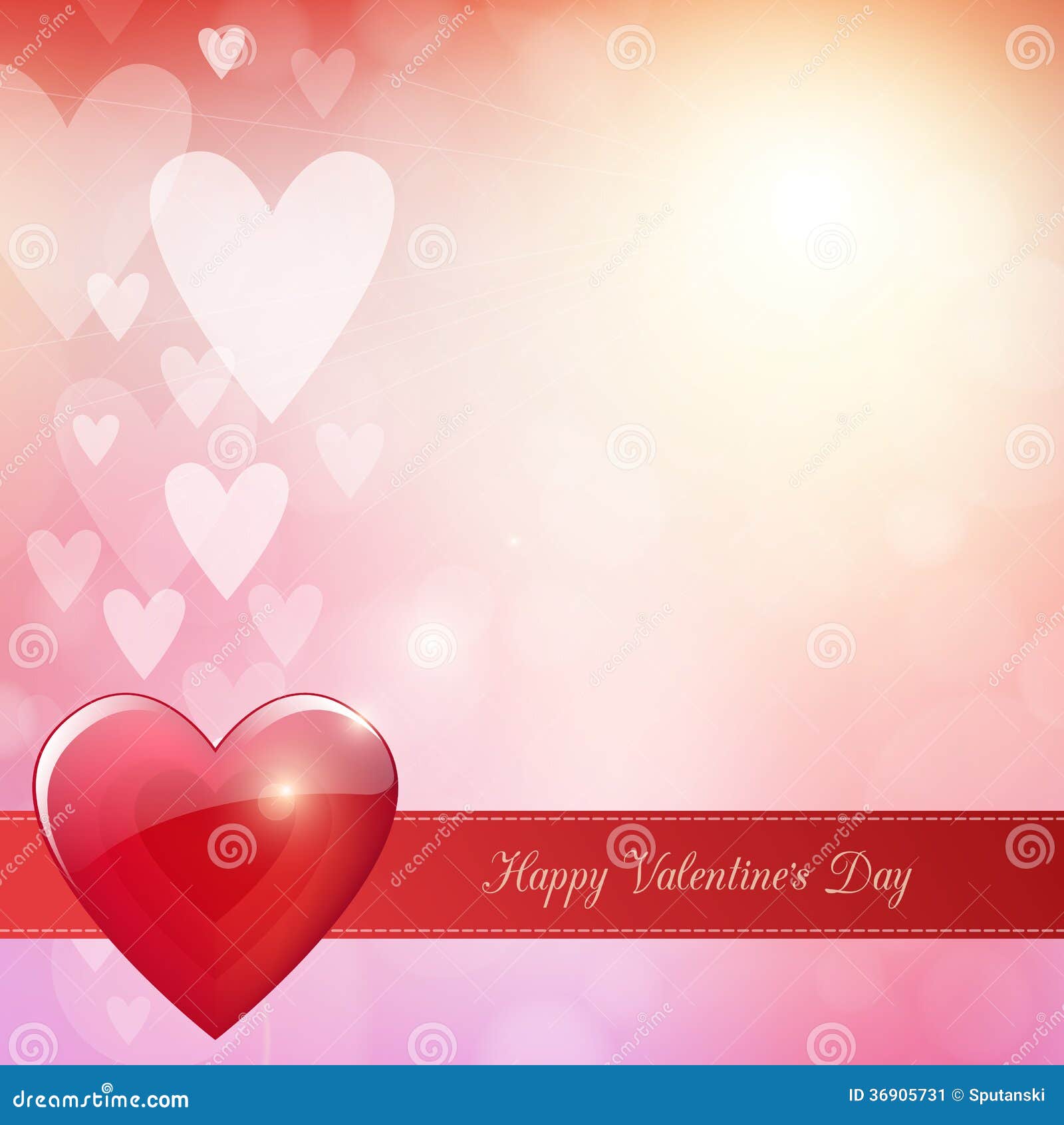 Valentine S Day Bright Poster Stock Vector - Illustration of purple,  romantic: 36905731