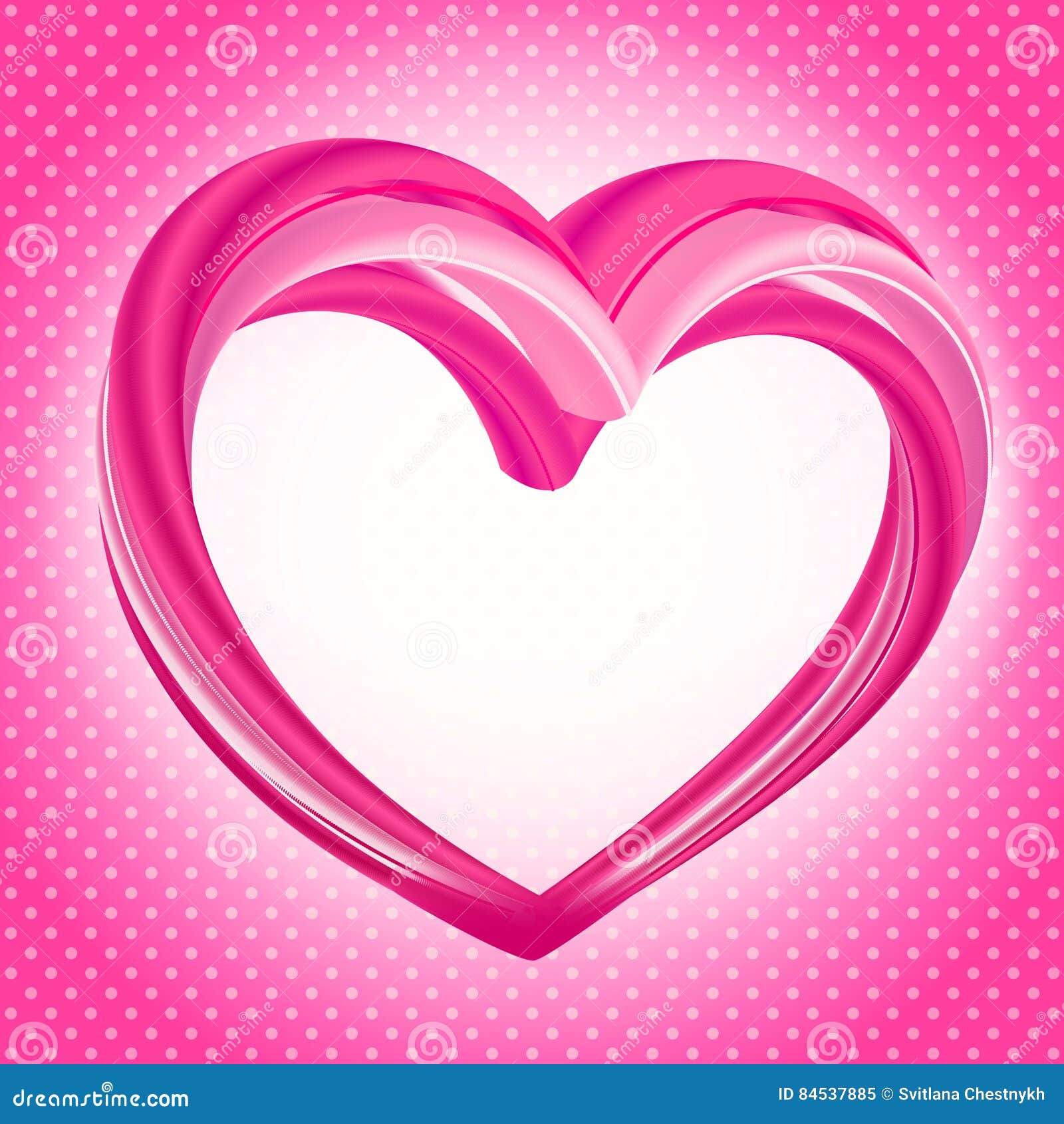 Valentines Background, Abstract Pink Heart Shape Stock Vector Illustration of heart, happy