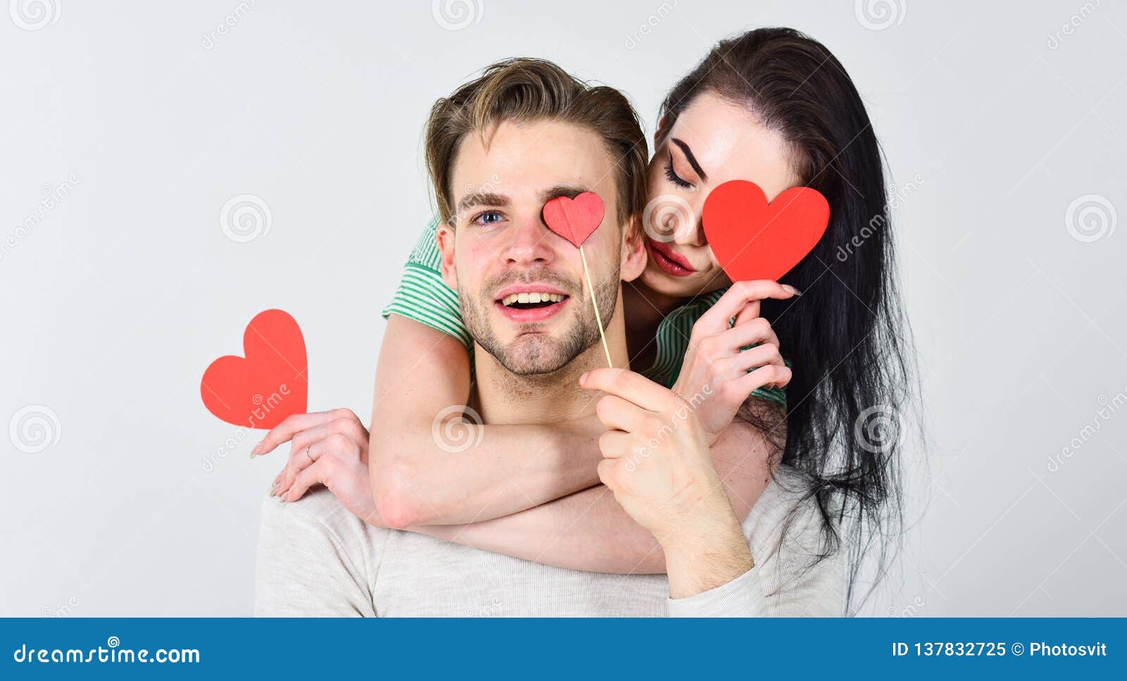 Valentines Day Concept Romantic Ideas Celebrate Valentines Day Man And Pretty Girl In Love