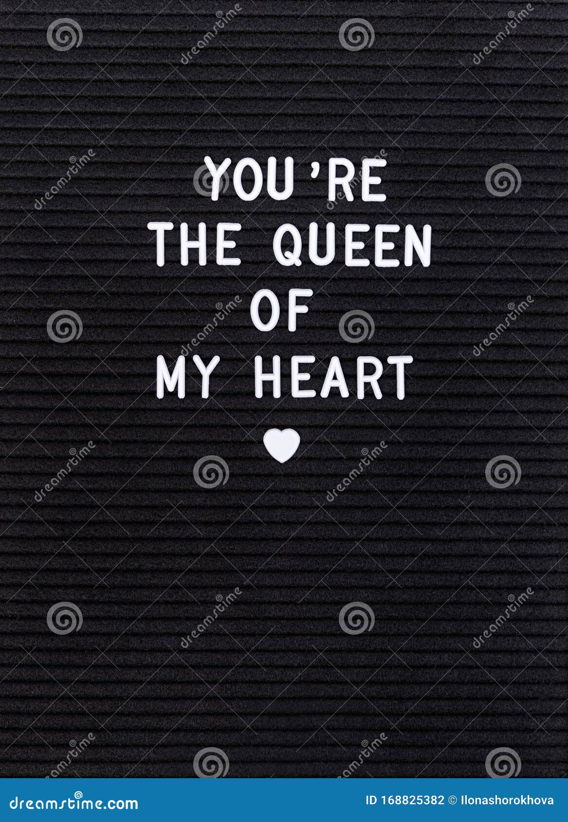 Queen black heart Hearts