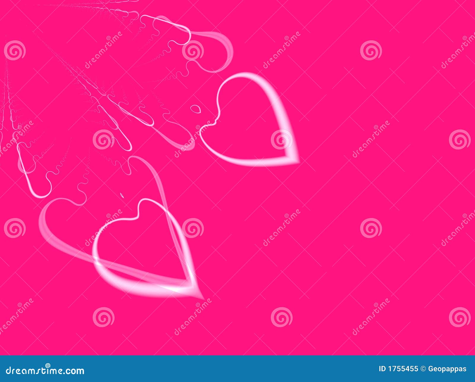 Valentines Day Heart Invitation Background Royalty Free Stock Photo - Image: 1755455