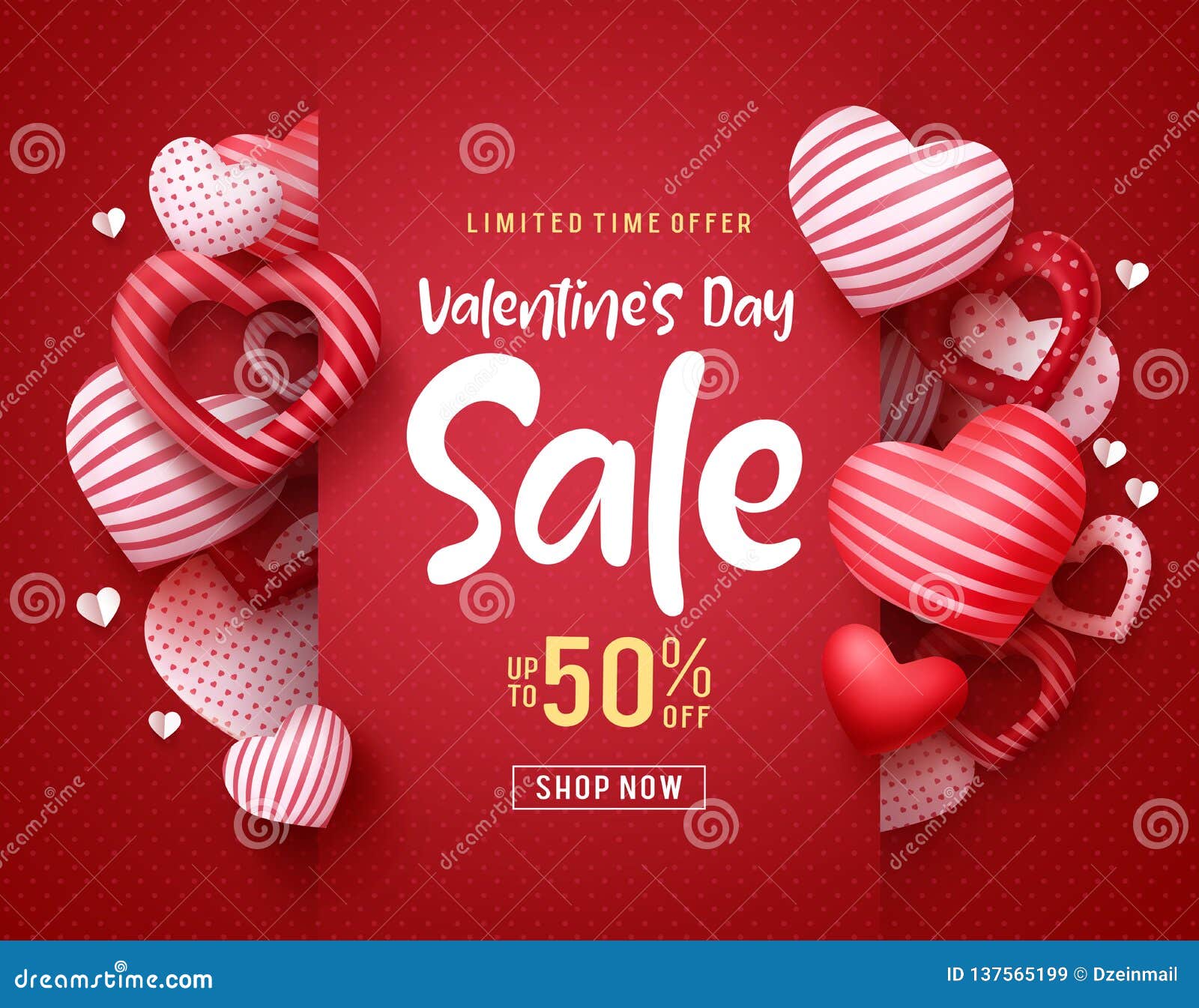 valentines day sale  banner. sale discount text for valentines day