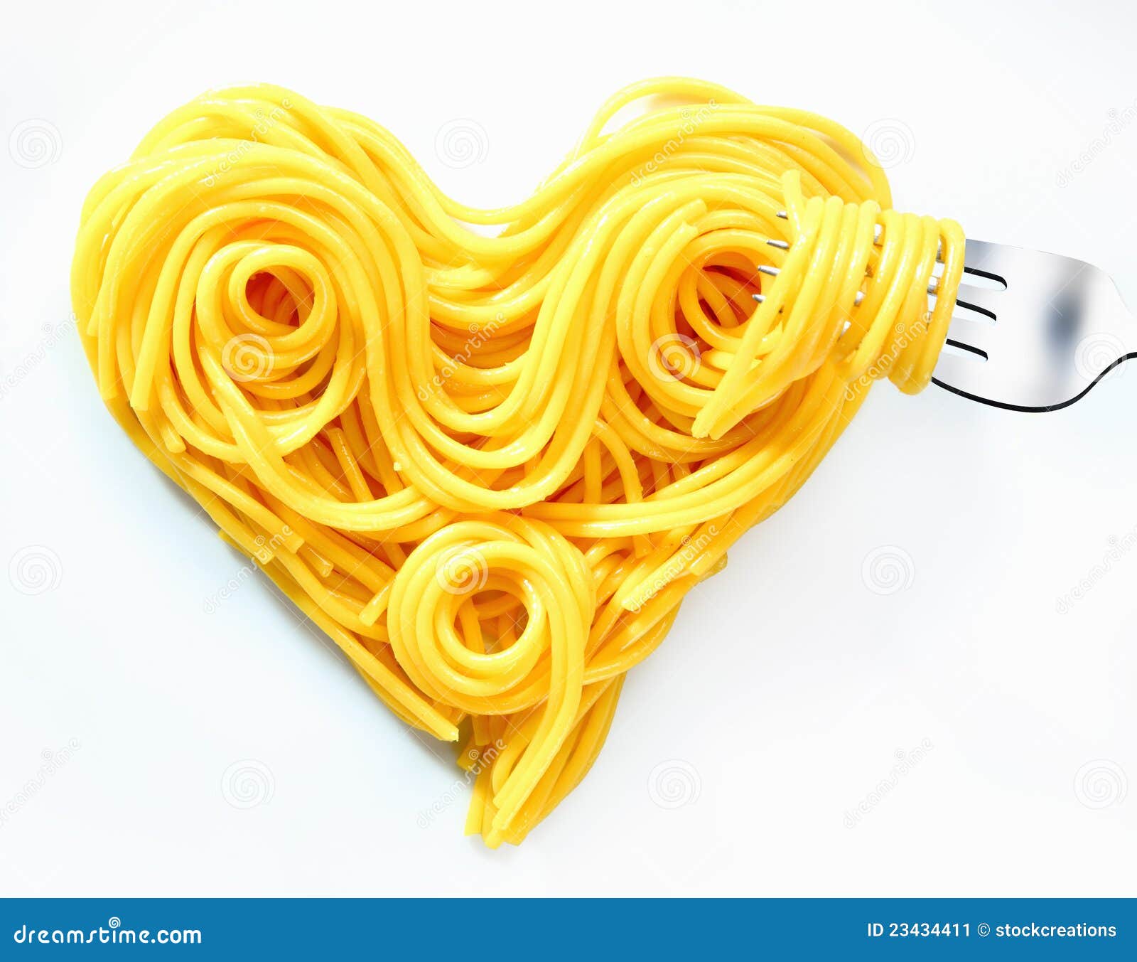 Valentines Heart Spaghetti stock image. Image of delicious 23434411