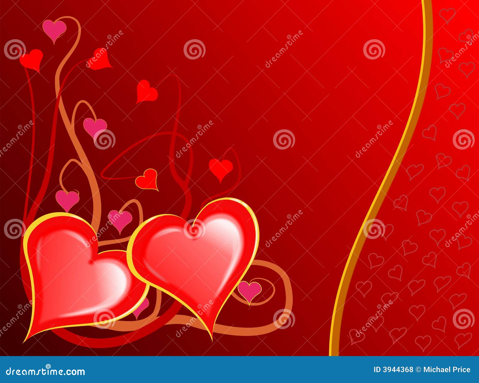 Valentines Hearts Vine Royalty Free Stock Photos - Image 