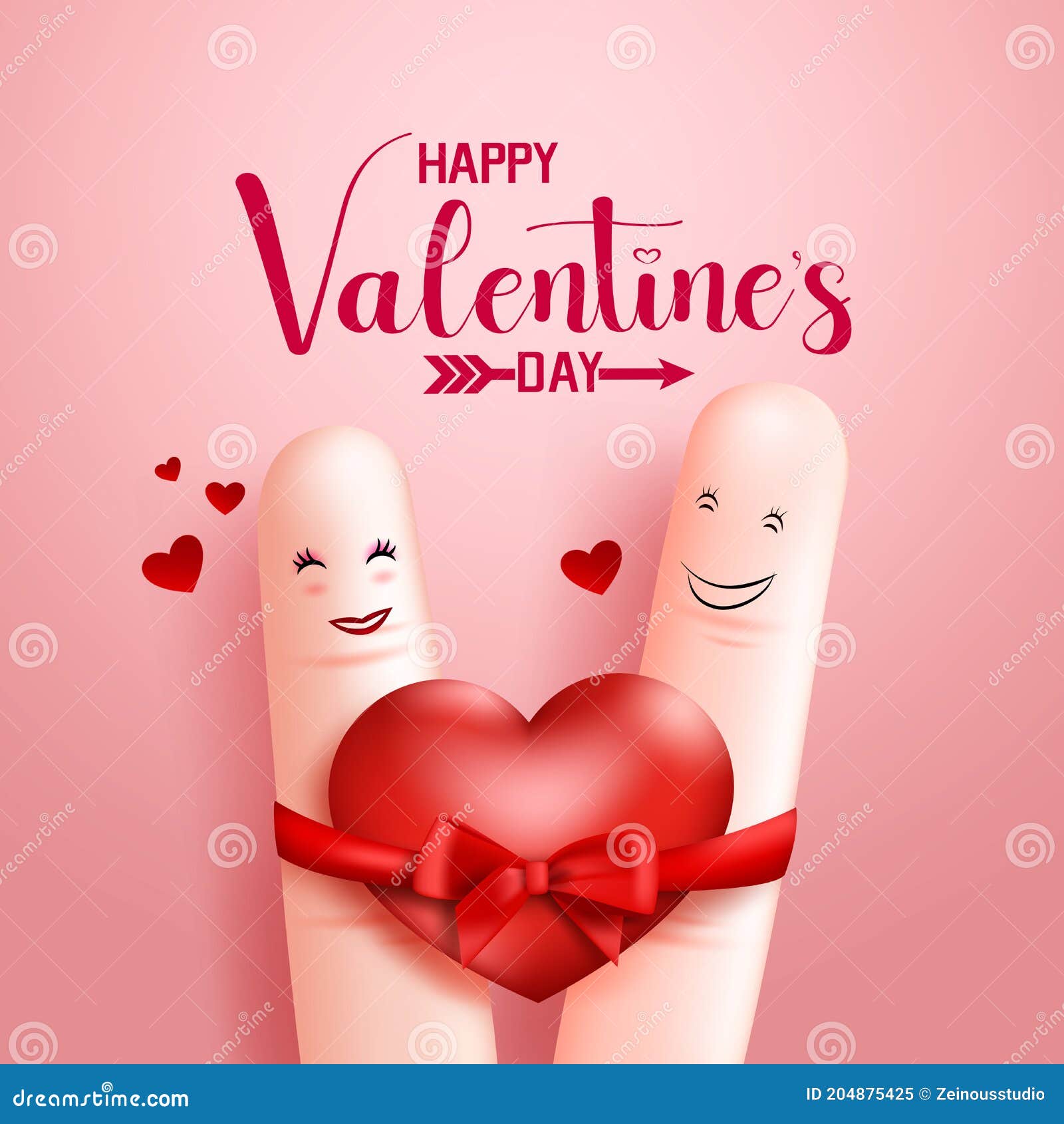 Valentines Pareja Vector Fondo Diseño. Feliz Día De San Valentín Texto Con  Enamorados Amantes De Los Dedos Para Romántico Día De S Ilustración del  Vector - Ilustración de valentinas, dedo: 204875425