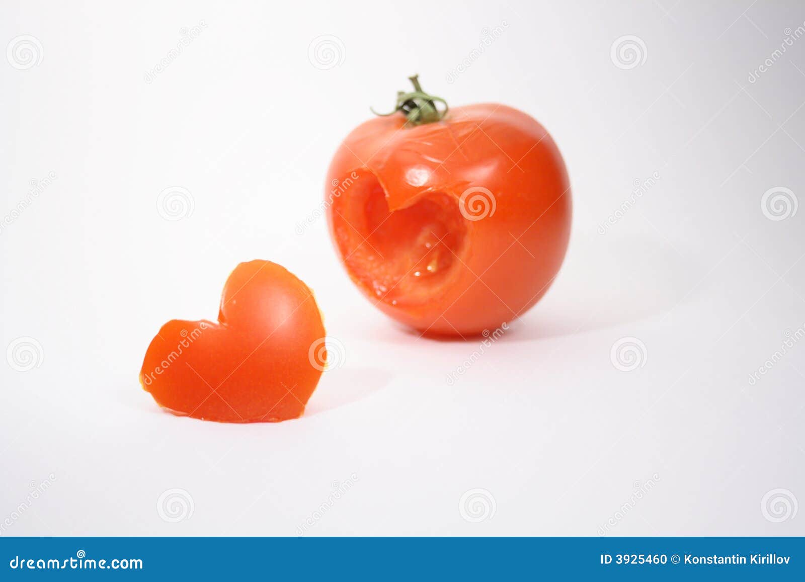 Valentines tomato heart stock photo. Image of tomato, surprise 3925460