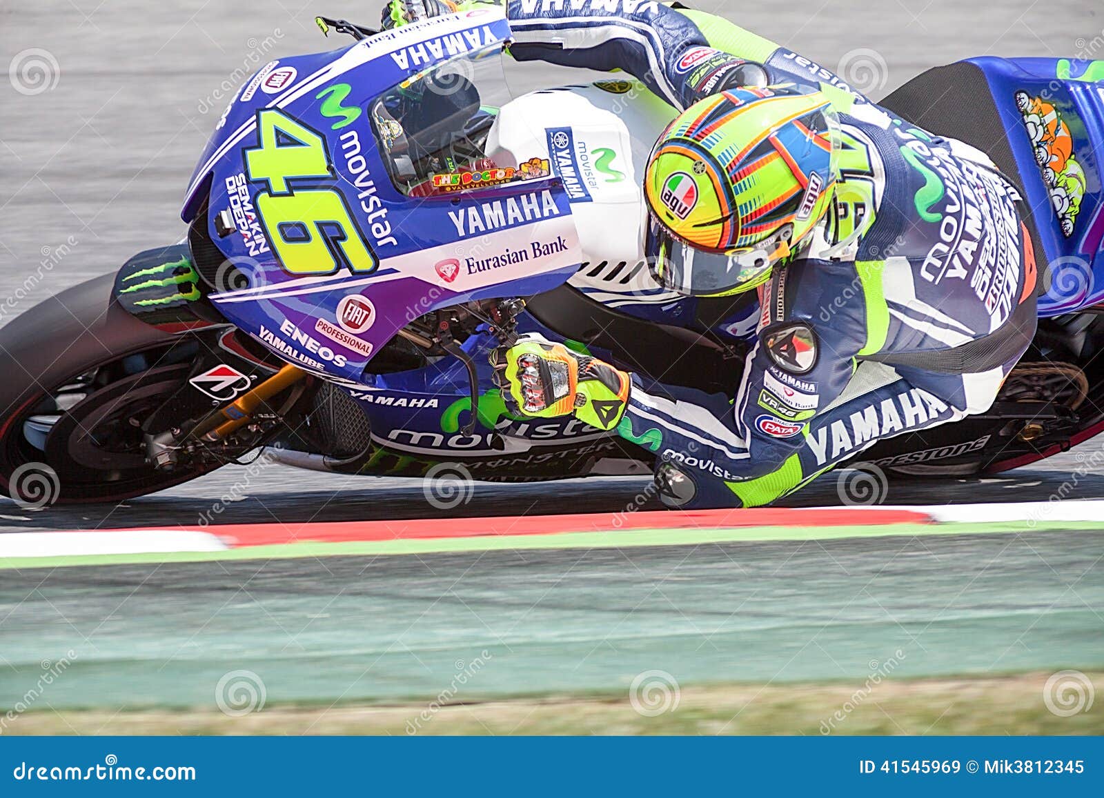 Valentino Rosi MotoGP image stock éditorial. Image du espagne - 41545969