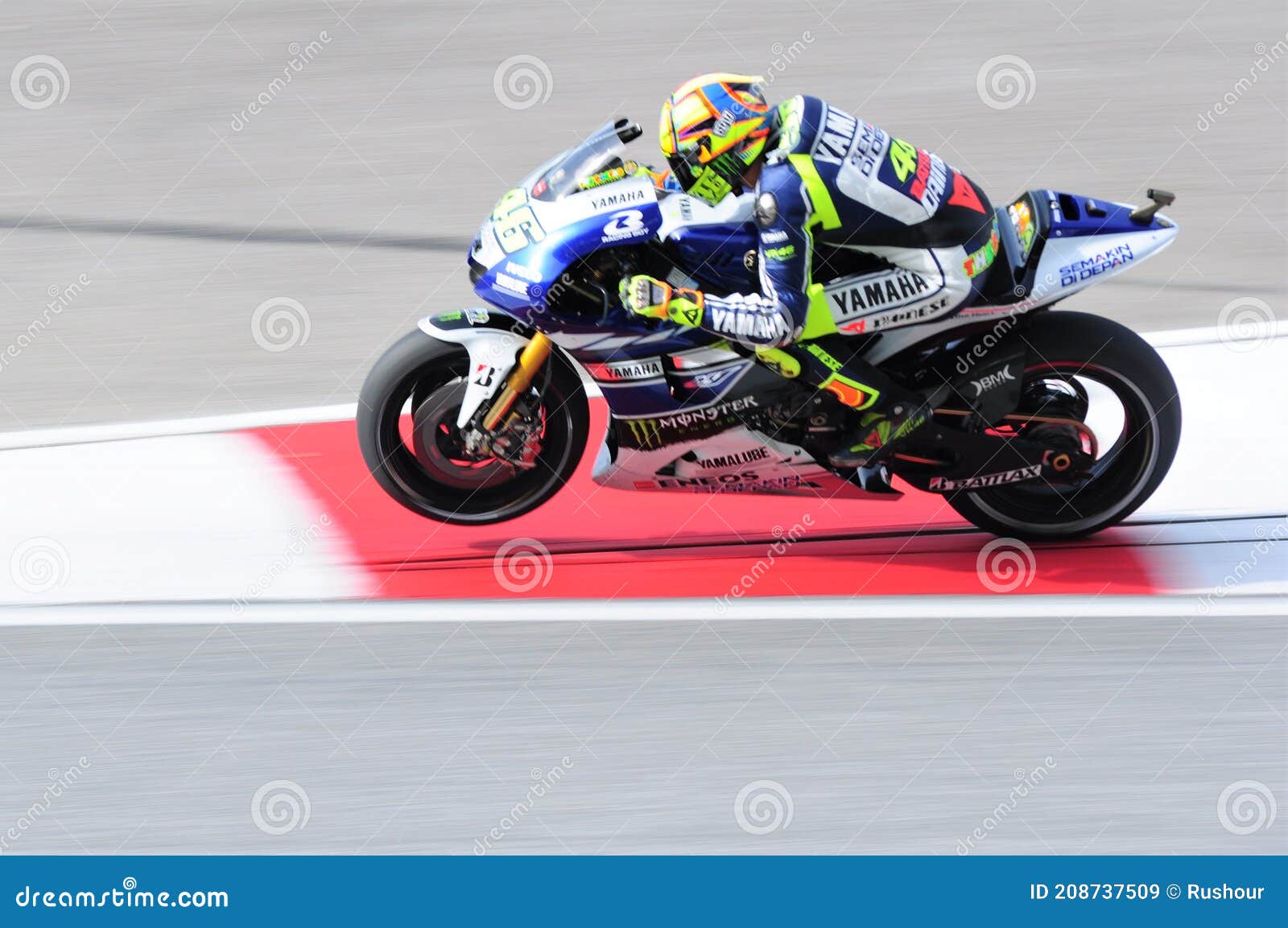 Valentino Rossi Factory Racing Sepang International Circuit MotoGP 2013 Editorial Stock Image - Image of malaysia, leaving: 208737509