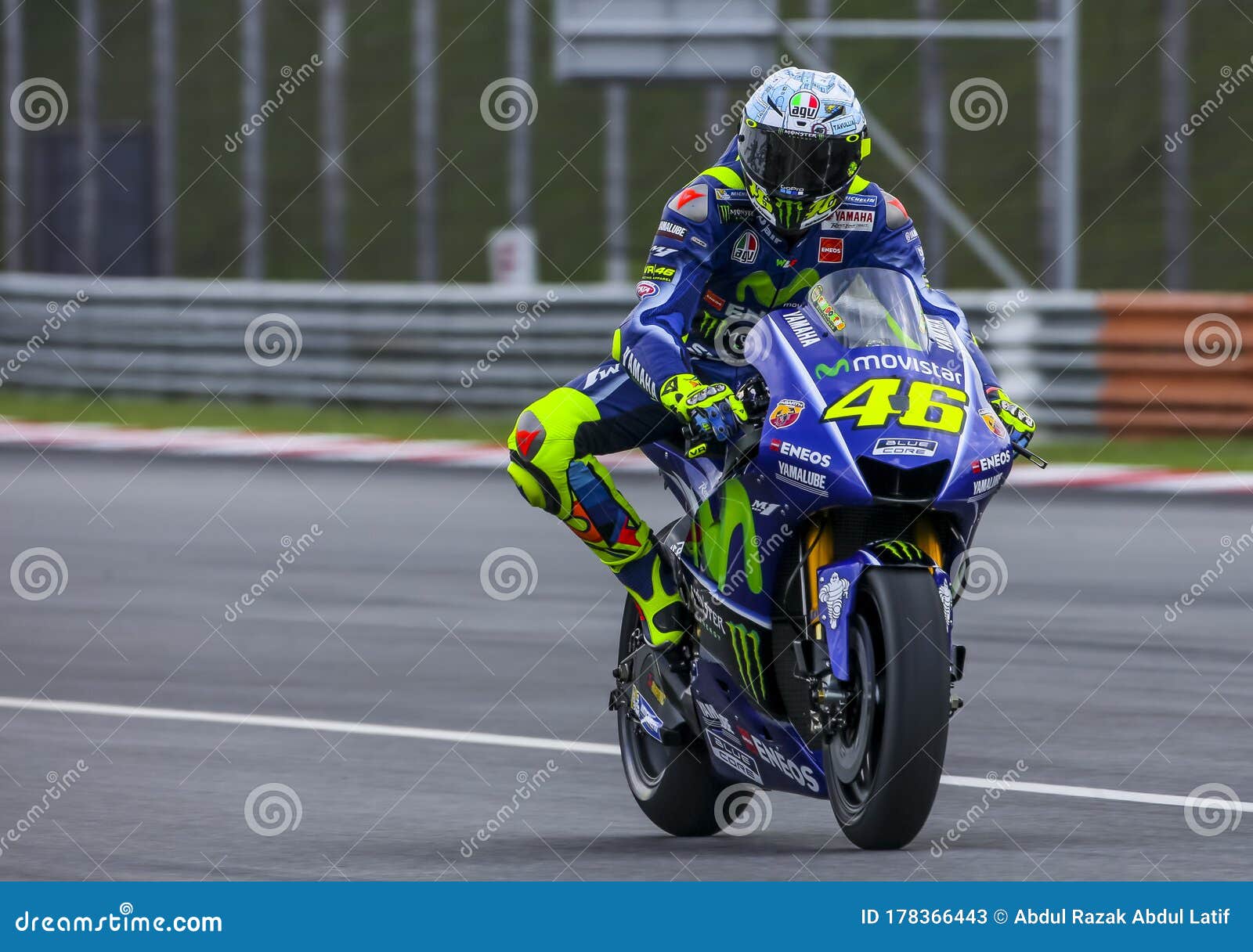 Tanke Intervenere gnier Valentino Rossi of Italy and Movistar Yamaha MotoGP Editorial Stock Photo -  Image of italy, circuit: 178366443