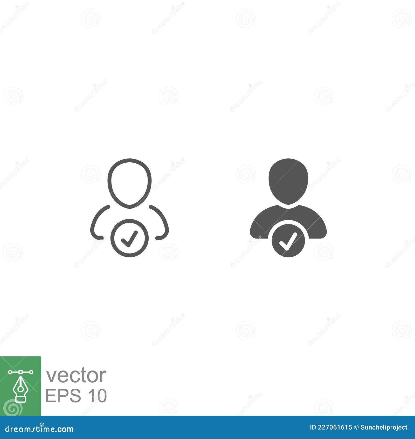 User profile icon. Avatar, user sign icon. Vector EPS 10.