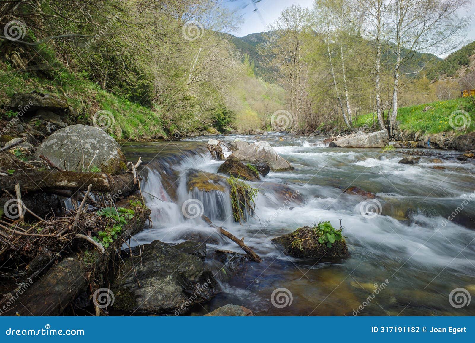 the valira river of andorra