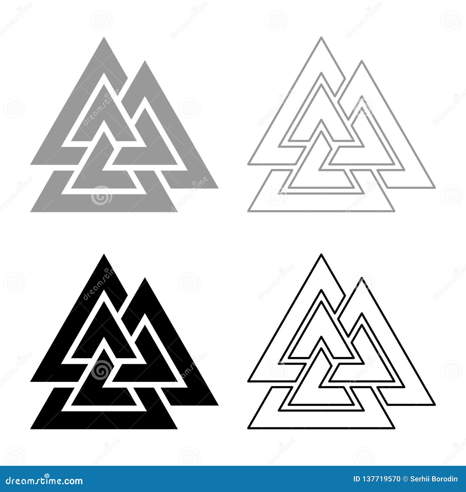 simple valknut simple valknut