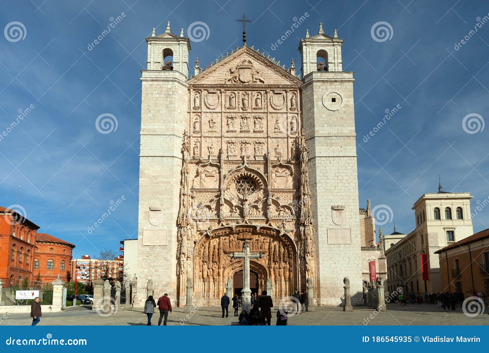 Iglesia De San Pablo, Valladolid, Spain Editorial Image - Image of travel,  catholic: 186545935