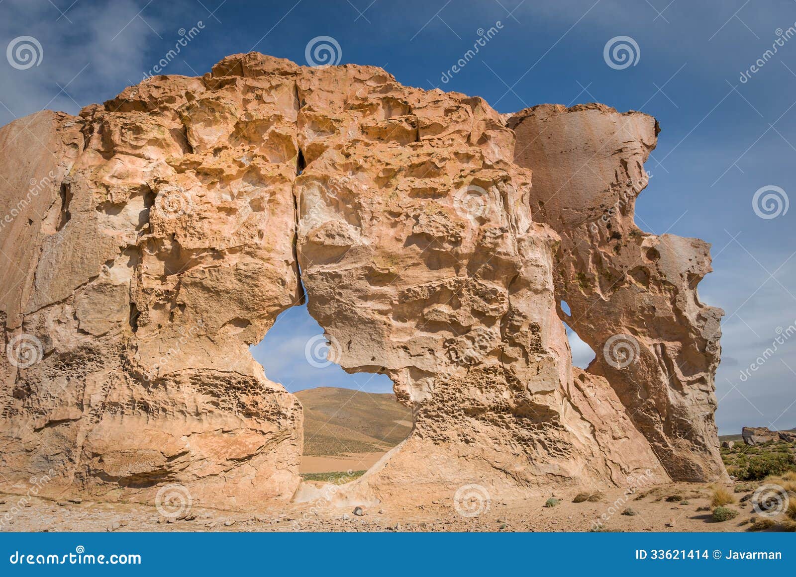 valle de rocas rock formations, altiplano bolivia