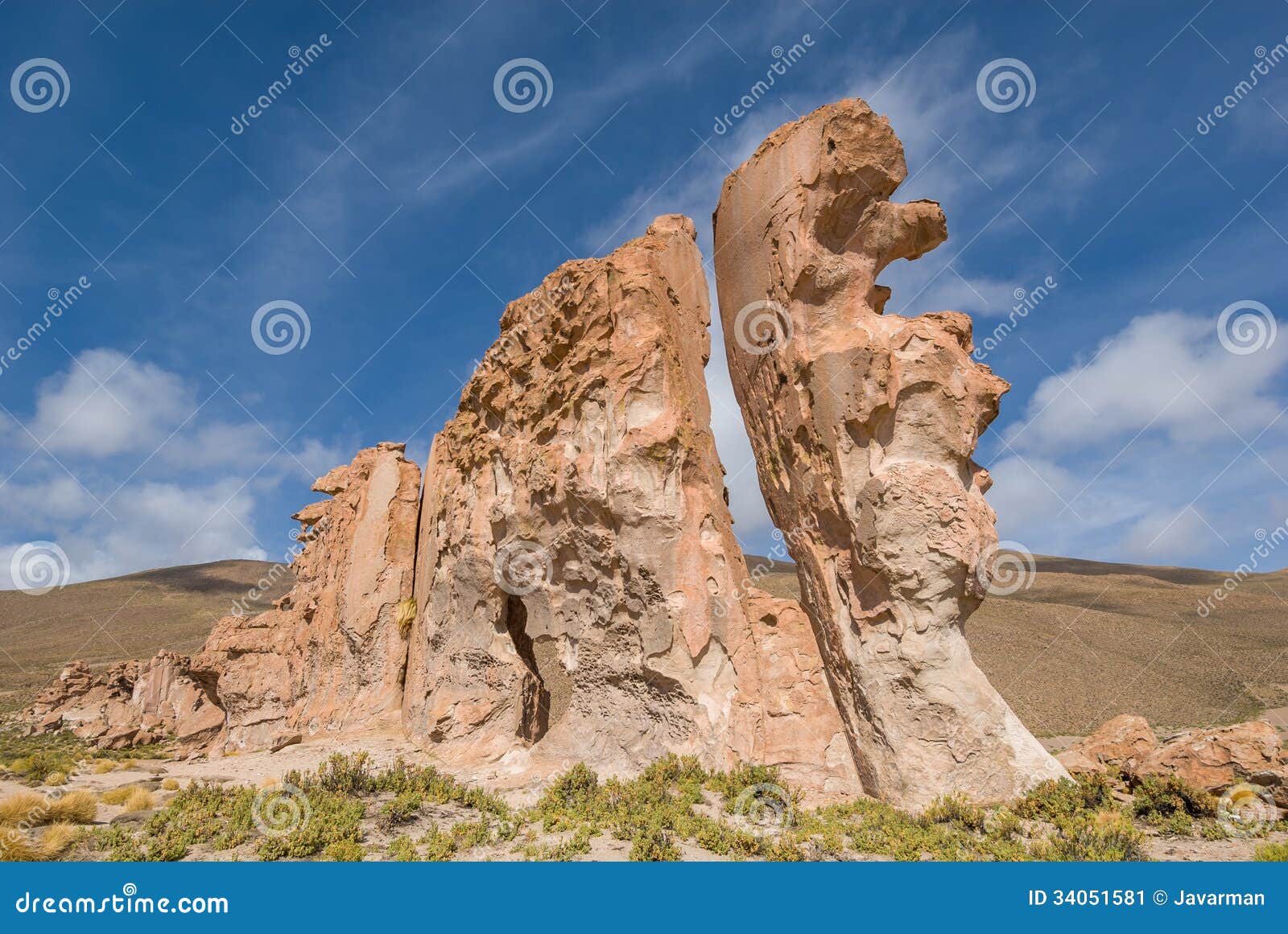 valle de rocas rock formations, altiplano bolivia