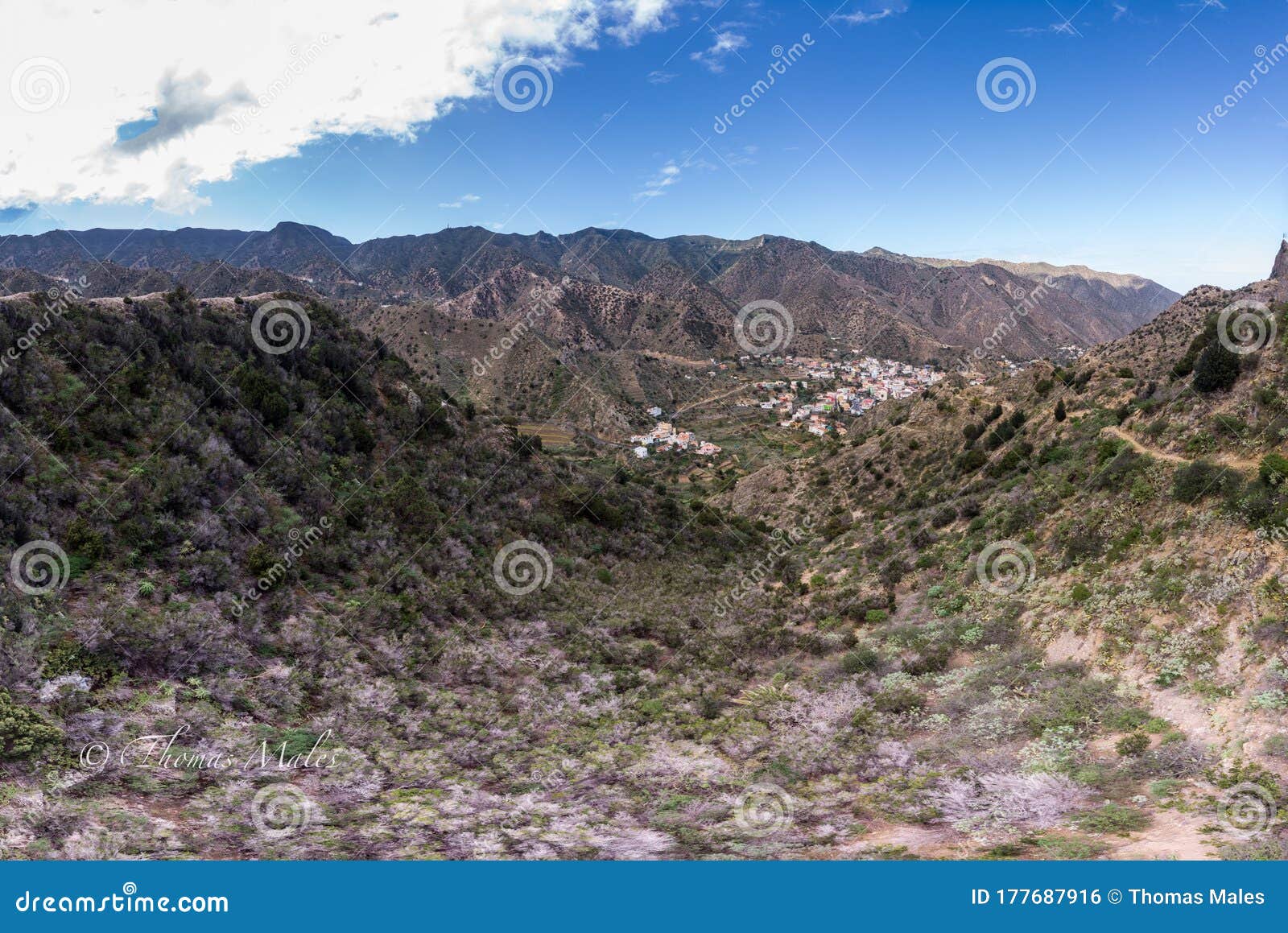 valle hermoso, la gomera, spain