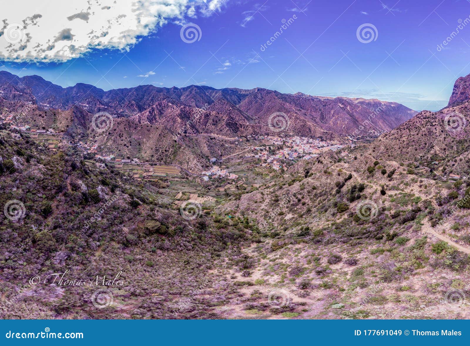 valle hermoso, la gomera, spain