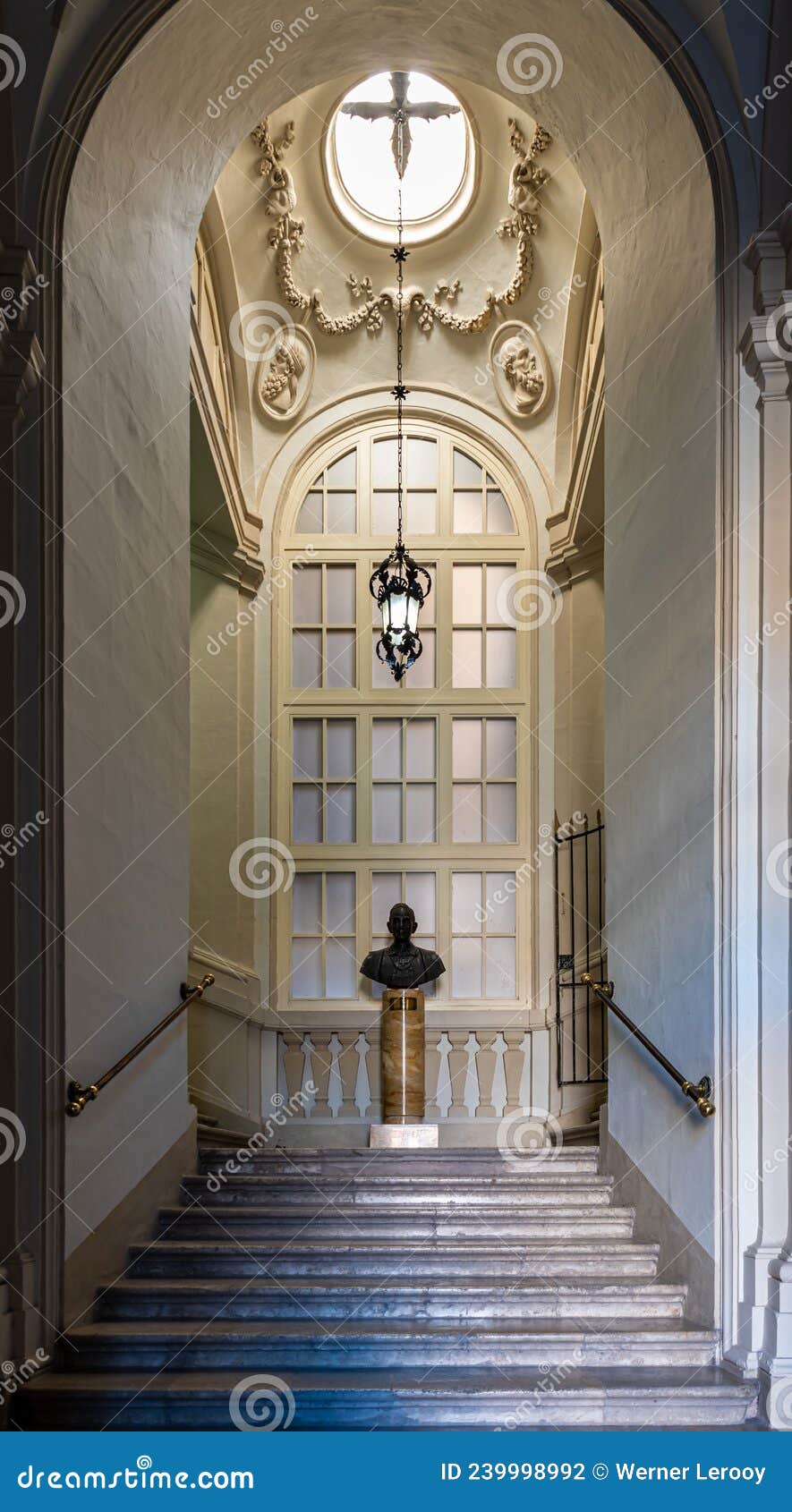 Interior Design of the National Malta Library Editorial Photography