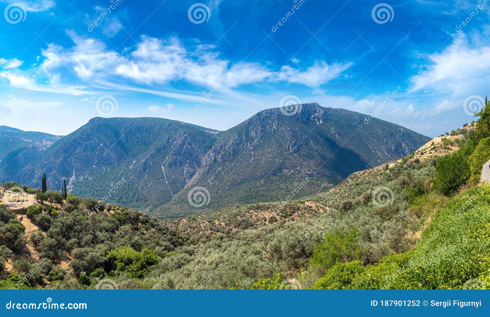 valley of amphissa in greece