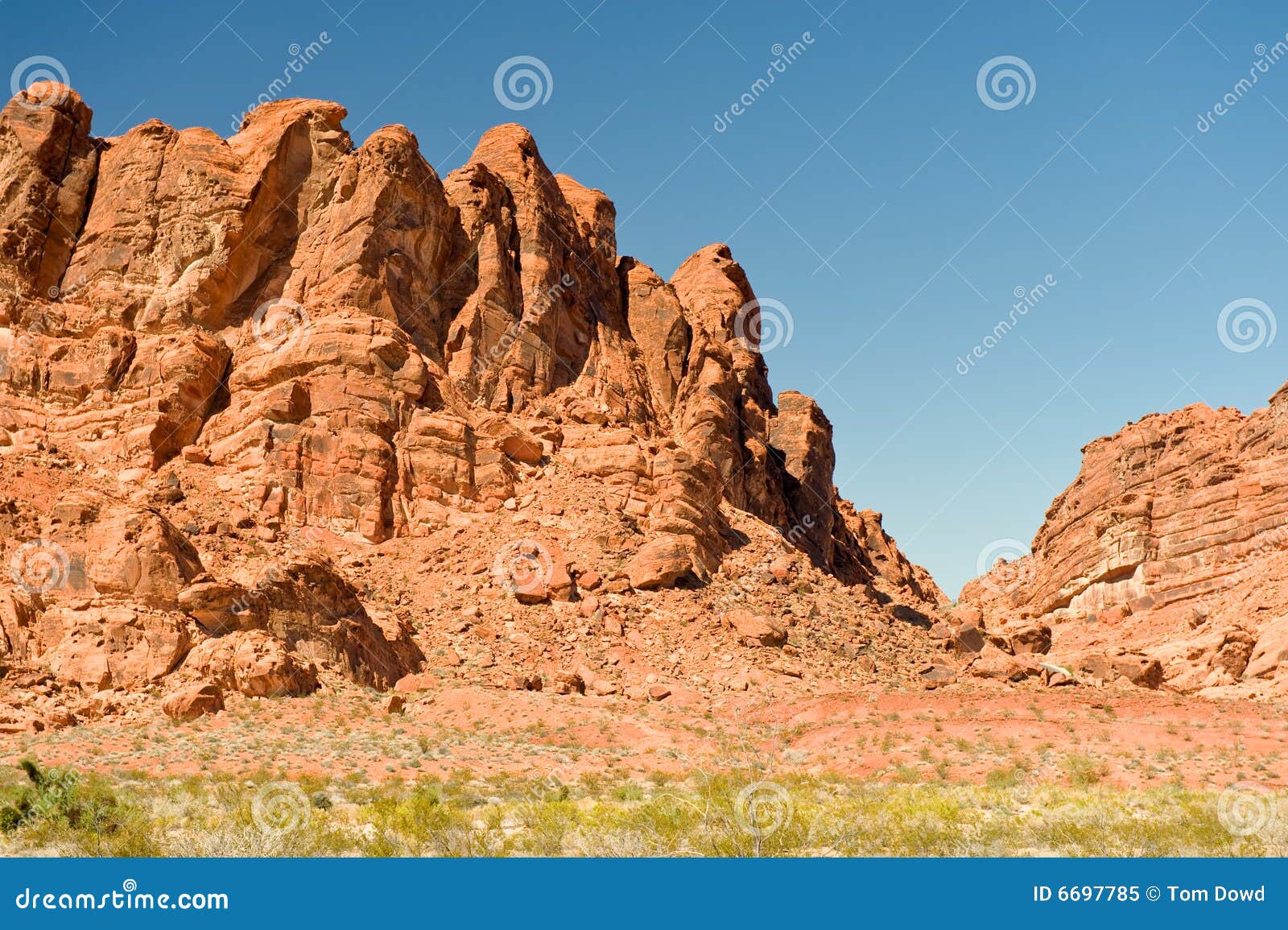 Valley of Fire Rock Formations Stock Image Image of peaks, face 6697785