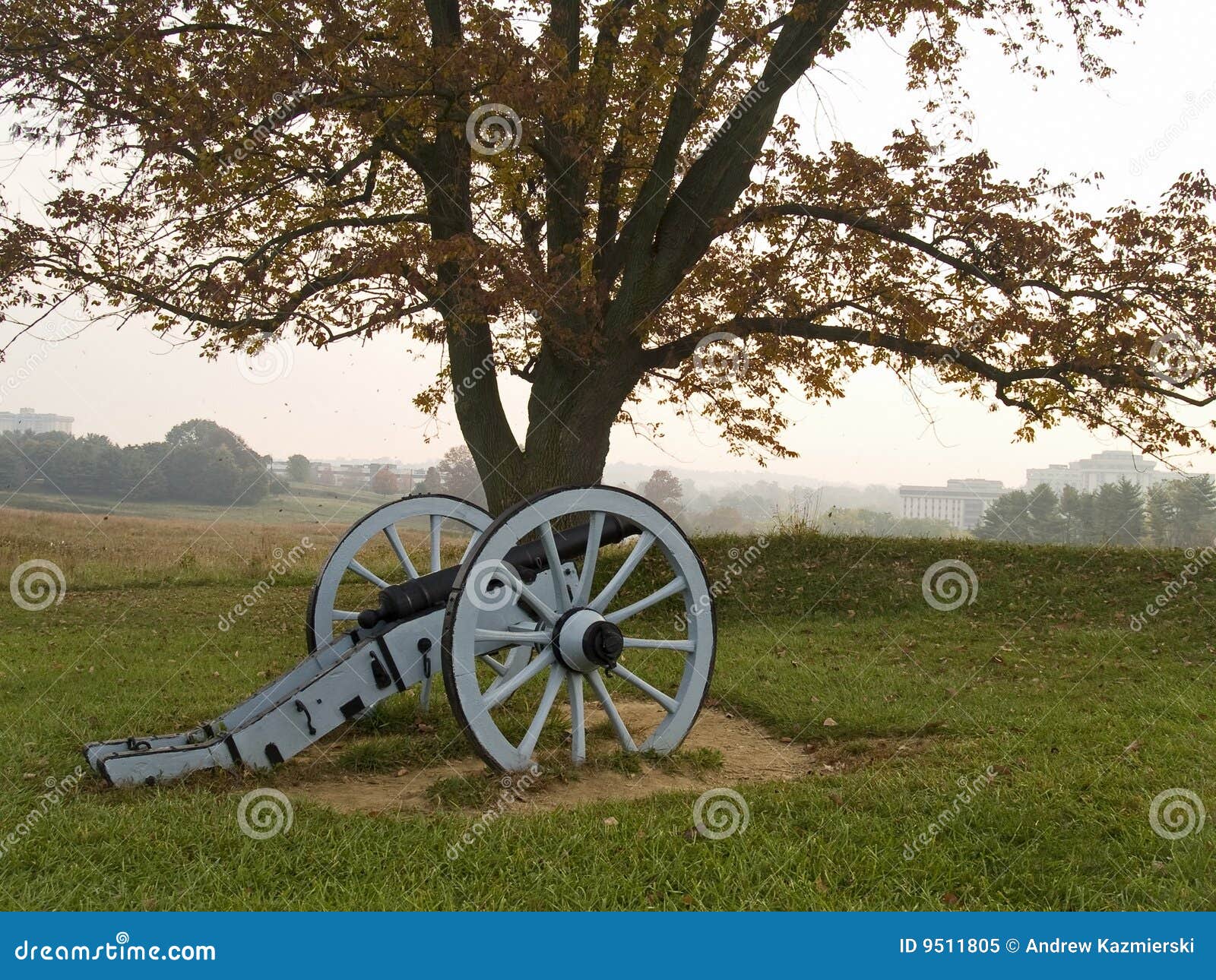 Valley Cannon stock image. Image of cannon, autumn 9511805