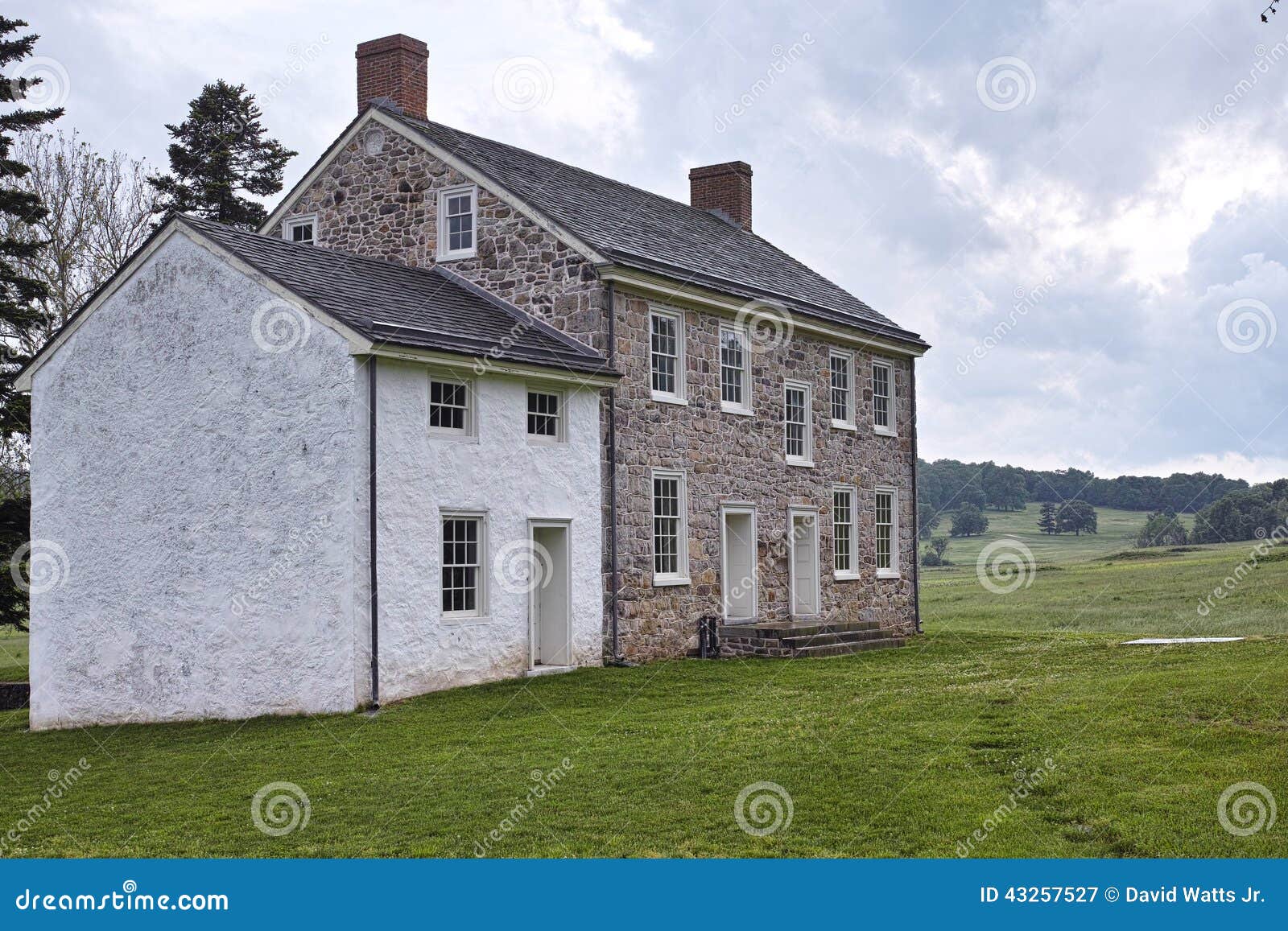 Valley Historic House Stock Image Image of stone, historic 43257527