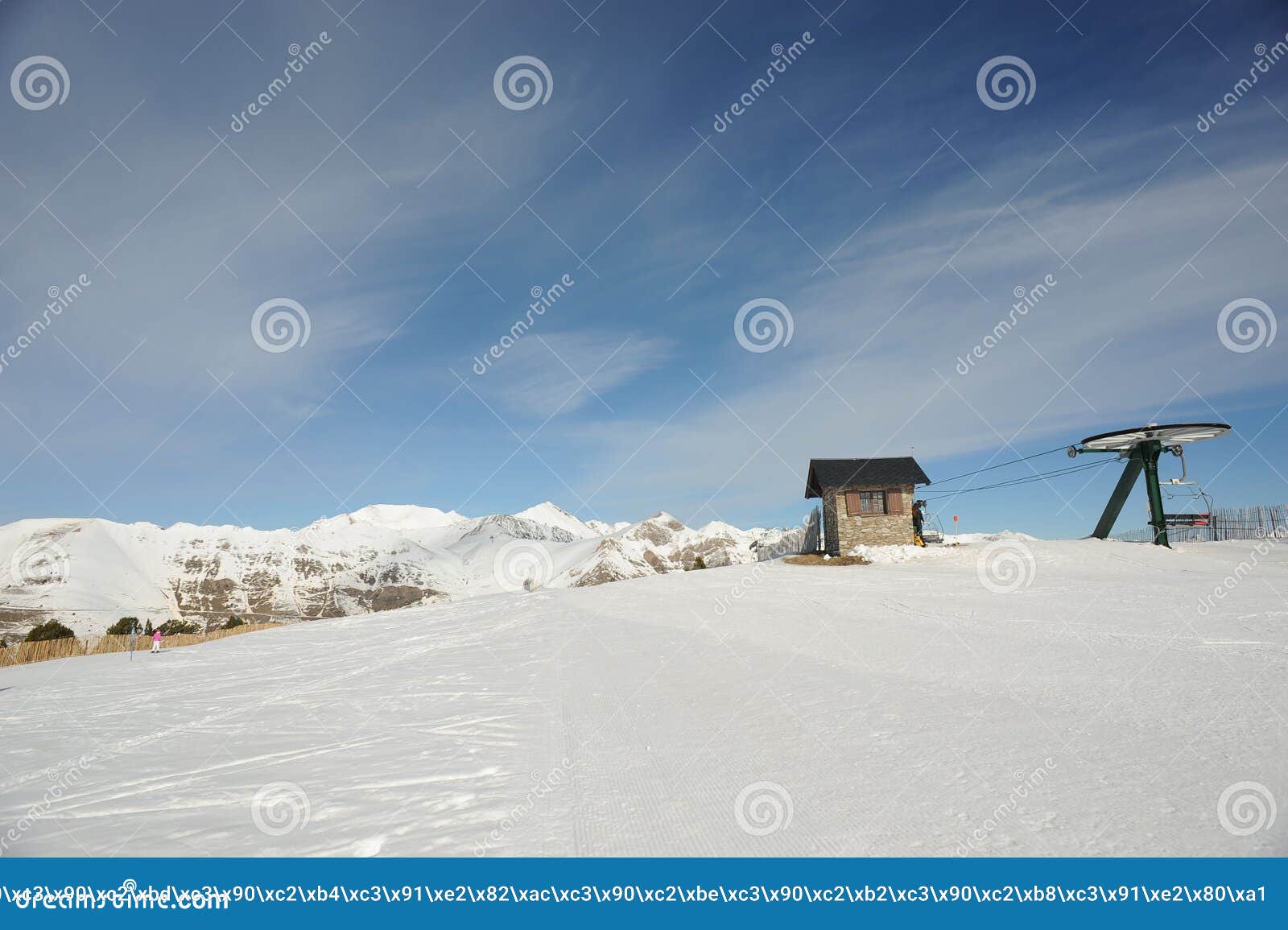 vallnord ski lift coll de la botella, europe, the principality of andorra, the eastern pyrenees, the sector of skiing pal.