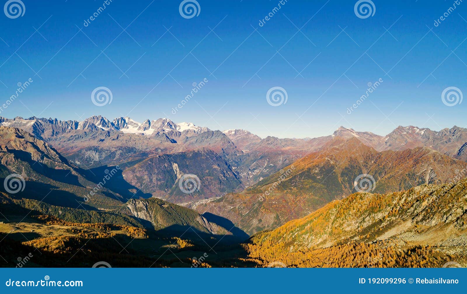 valmalenco it - aerial view from alpe colina