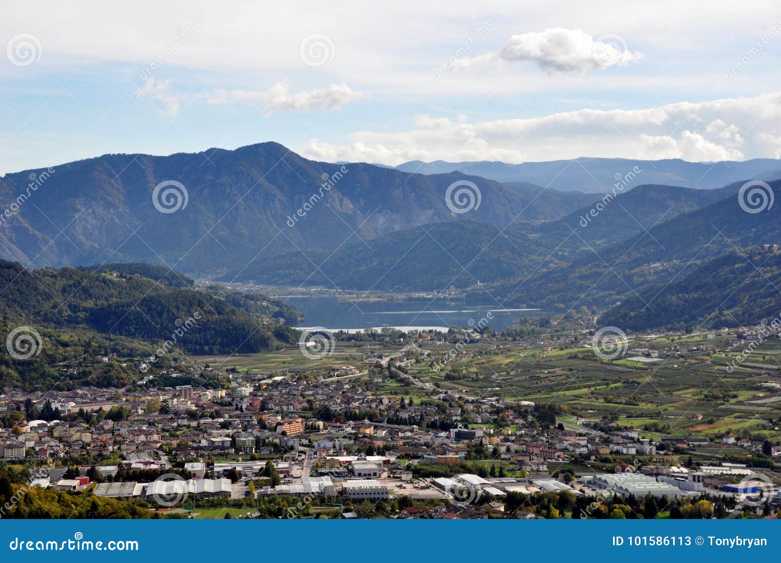 this is the valsugana view from buss, pergine valsugana.