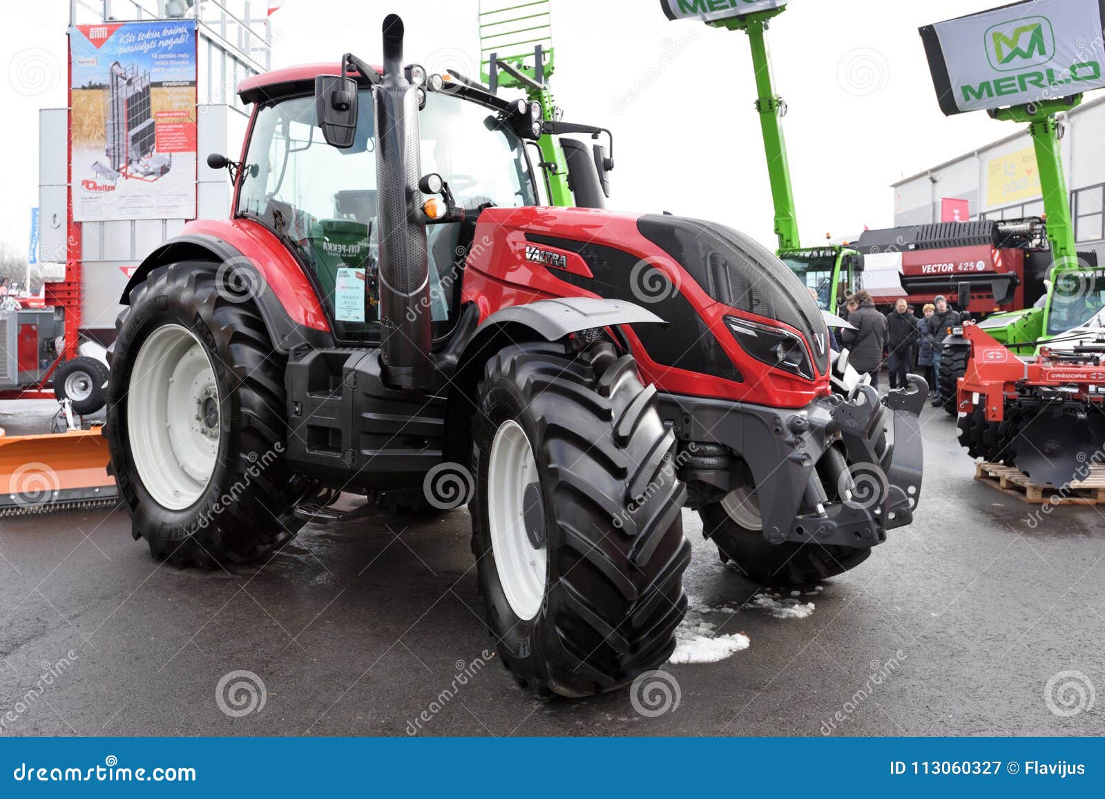 Valtra brand tractor photography. Image of farming - 113060327