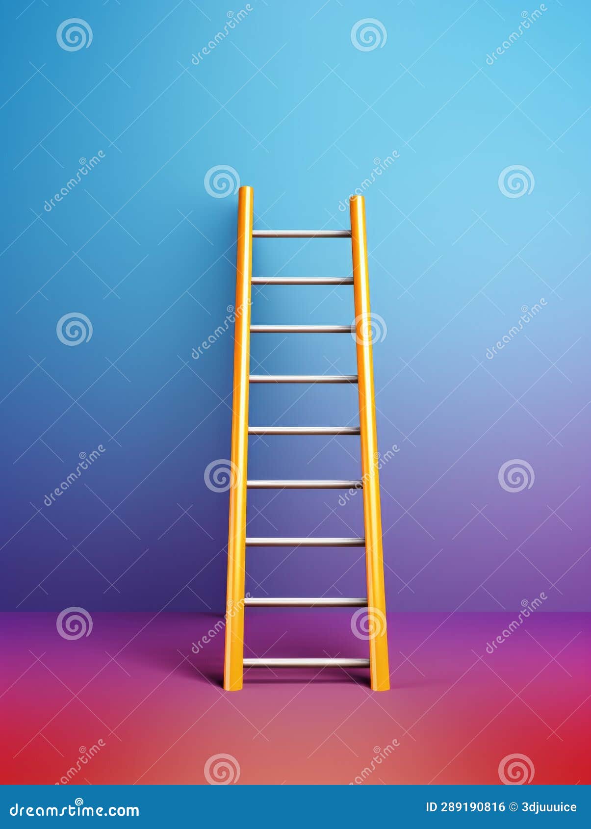Valuable Ladder Construction Tool Vertical Illustration. Stock